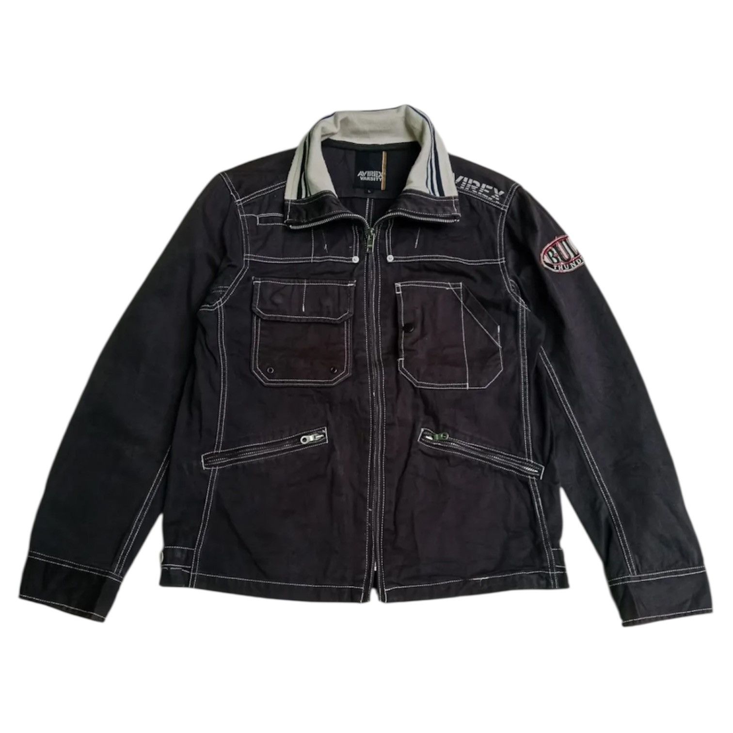 Avirex 2000s Avirex Varsity Work Jacket Size US M / EU 48-50 / 2 - 1 Thumbnail