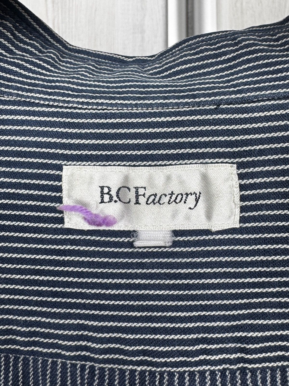 Japanese Brand BC Factory Japanese Western Cowboy striped shirt Size US M / EU 48-50 / 2 - 9 Thumbnail