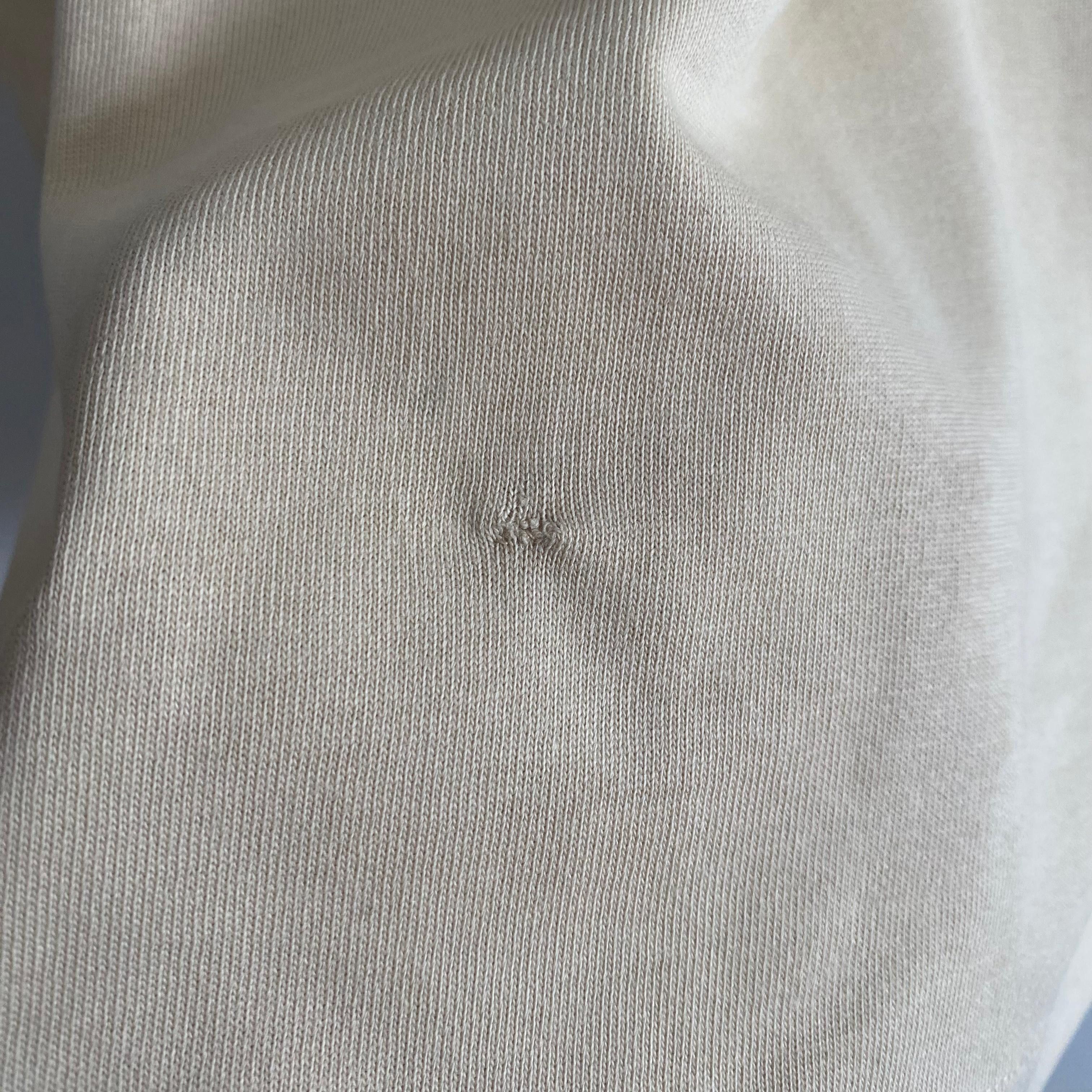 AMI Beige Tonal Embroidered Ami de Couer Logo T-Shirt Size US M / EU 48-50 / 2 - 5 Thumbnail