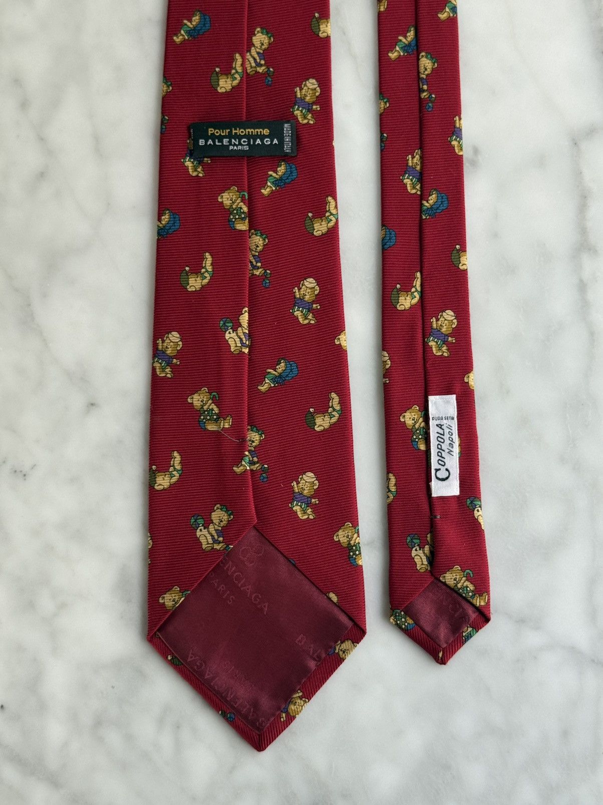 Balenciaga Balenciaga Teddy Bear Tie DEADSTOCK Original Plastic Vintage Size ONE SIZE - 3 Thumbnail