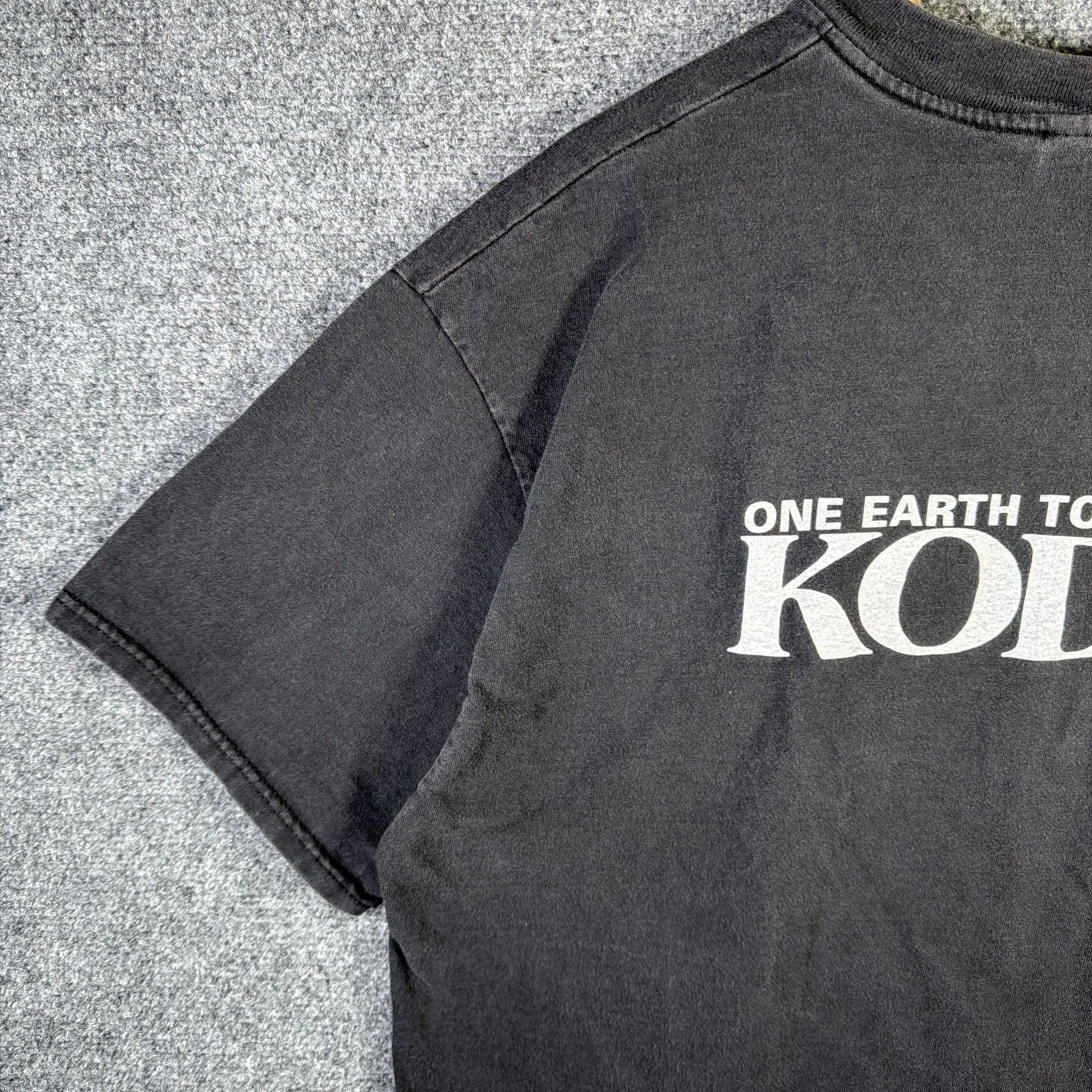 Band Tees Vintage Kodo Shirt XL Black 90s Japan USA One Earth Tour Size US XL / EU 56 / 4 - 3 Thumbnail