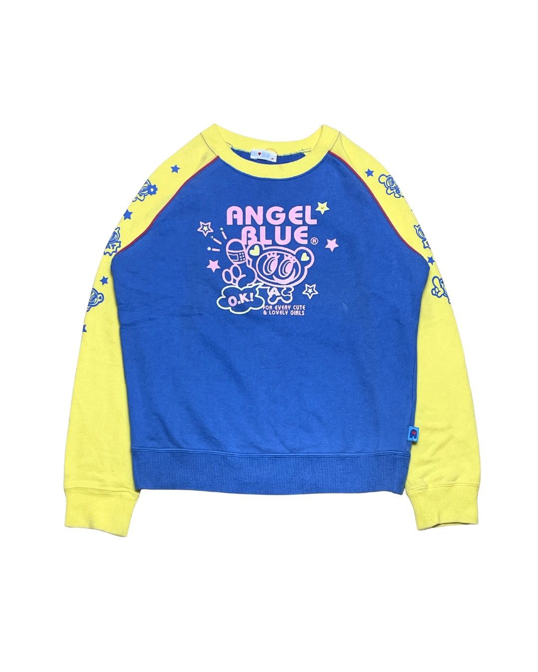 Angel Blue Vintage Angel Blue Raglan Sleeve Sweatshirt Size S / US 4 / IT 40 - 2 Thumbnail