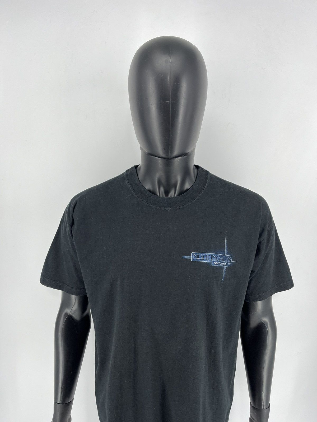 Band Tees × Vintage NIGHT IN GALES T-SHIRT "Nailwork" - absolute rarity, 1999 Size US XL / EU 56 / 4 - 6 Thumbnail