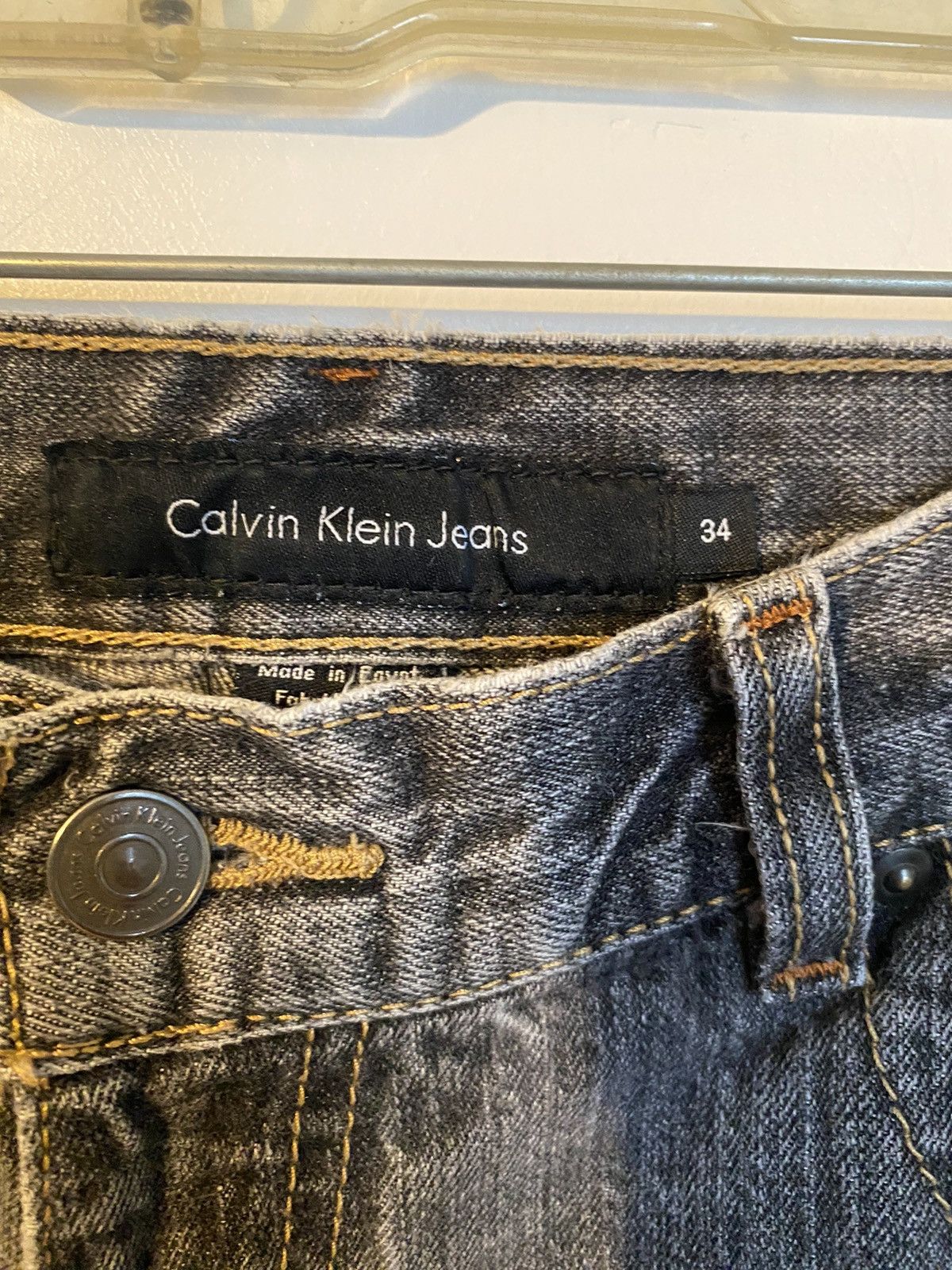 Calvin Klein × Vintage Calvin klein unwashed vintage jeans Size US 30 / EU 46 - 2 Thumbnail