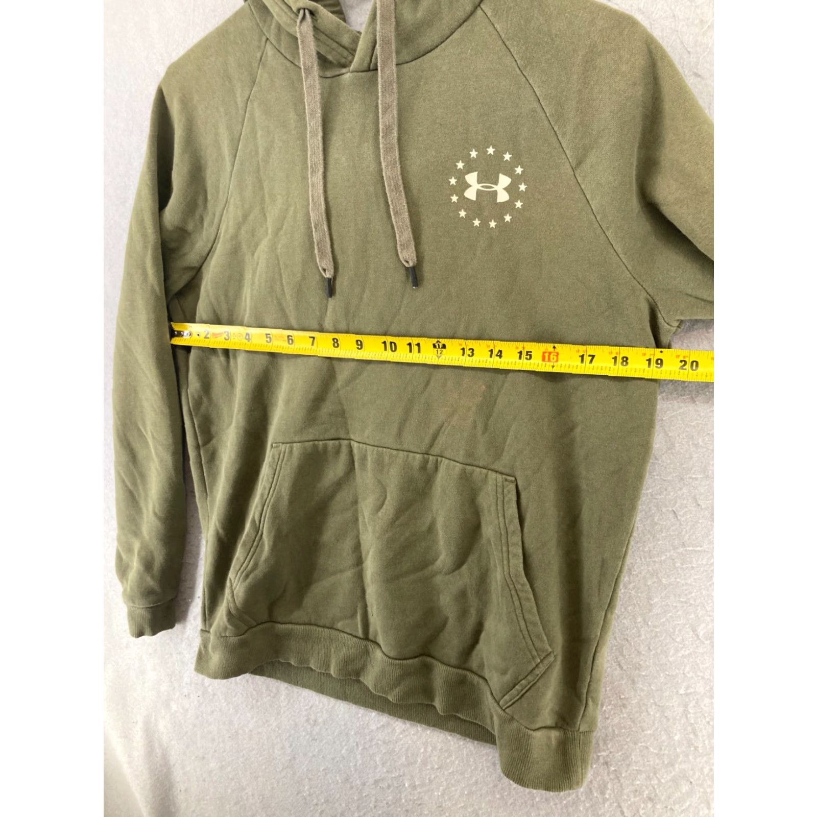 Under Armour Under Armour Hoodie Mens Medium Green Loose Cold Gear Pocket Size US M / EU 48-50 / 2 - 2 Thumbnail
