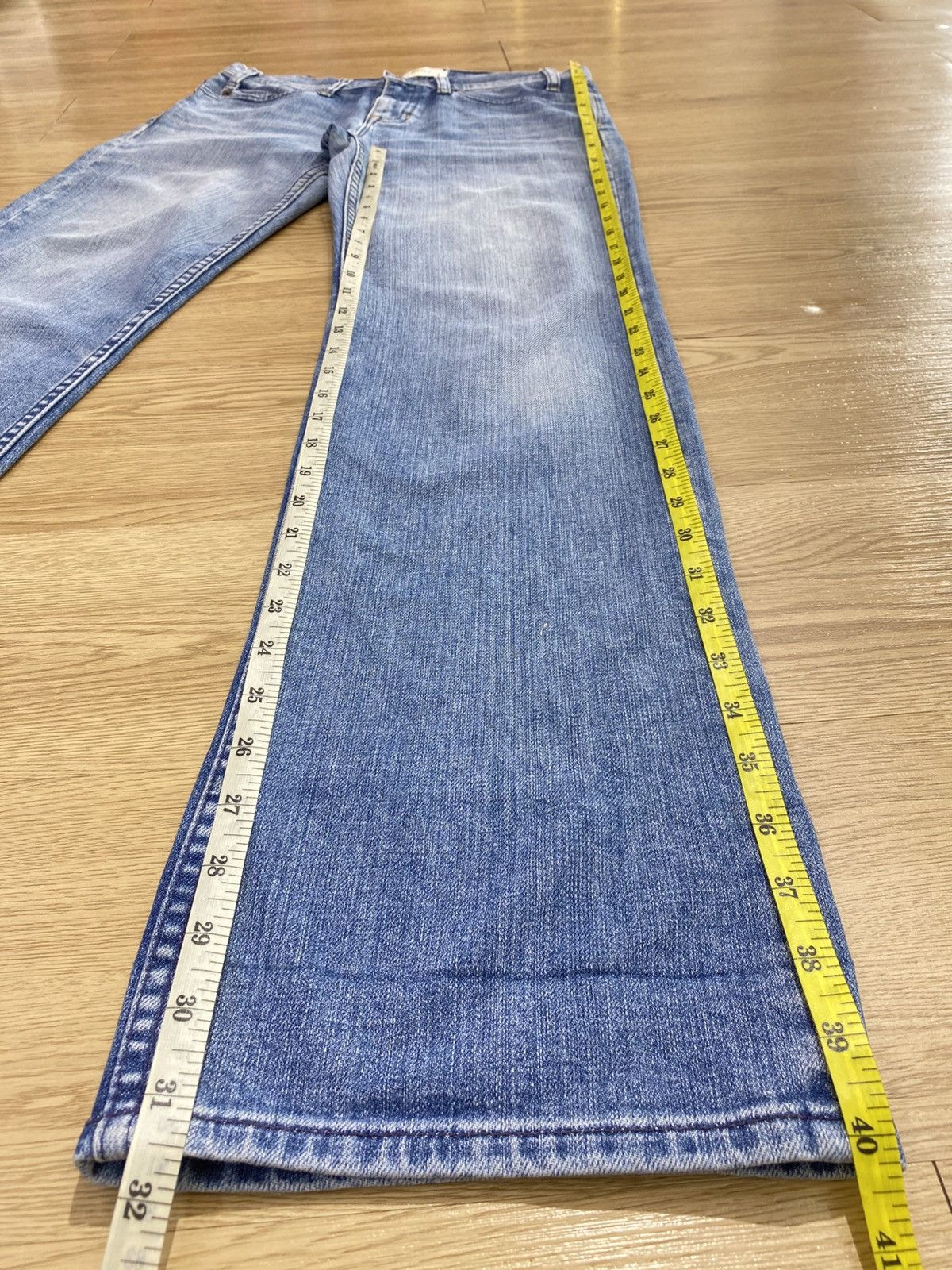 Gap GAP Blue Faded Wash Loose Syle Jeans Size US 30 / EU 46 - 11 Thumbnail