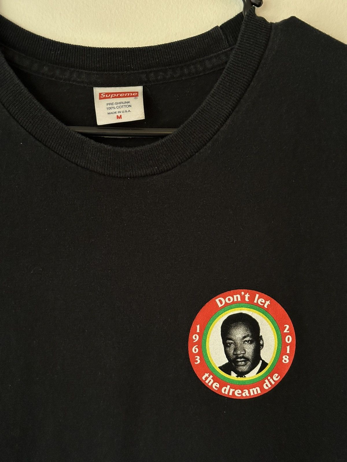 Supreme Supreme MLK Don’t Let The Dream Die Tee Size US M / EU 48-50 / 2 - 5 Thumbnail