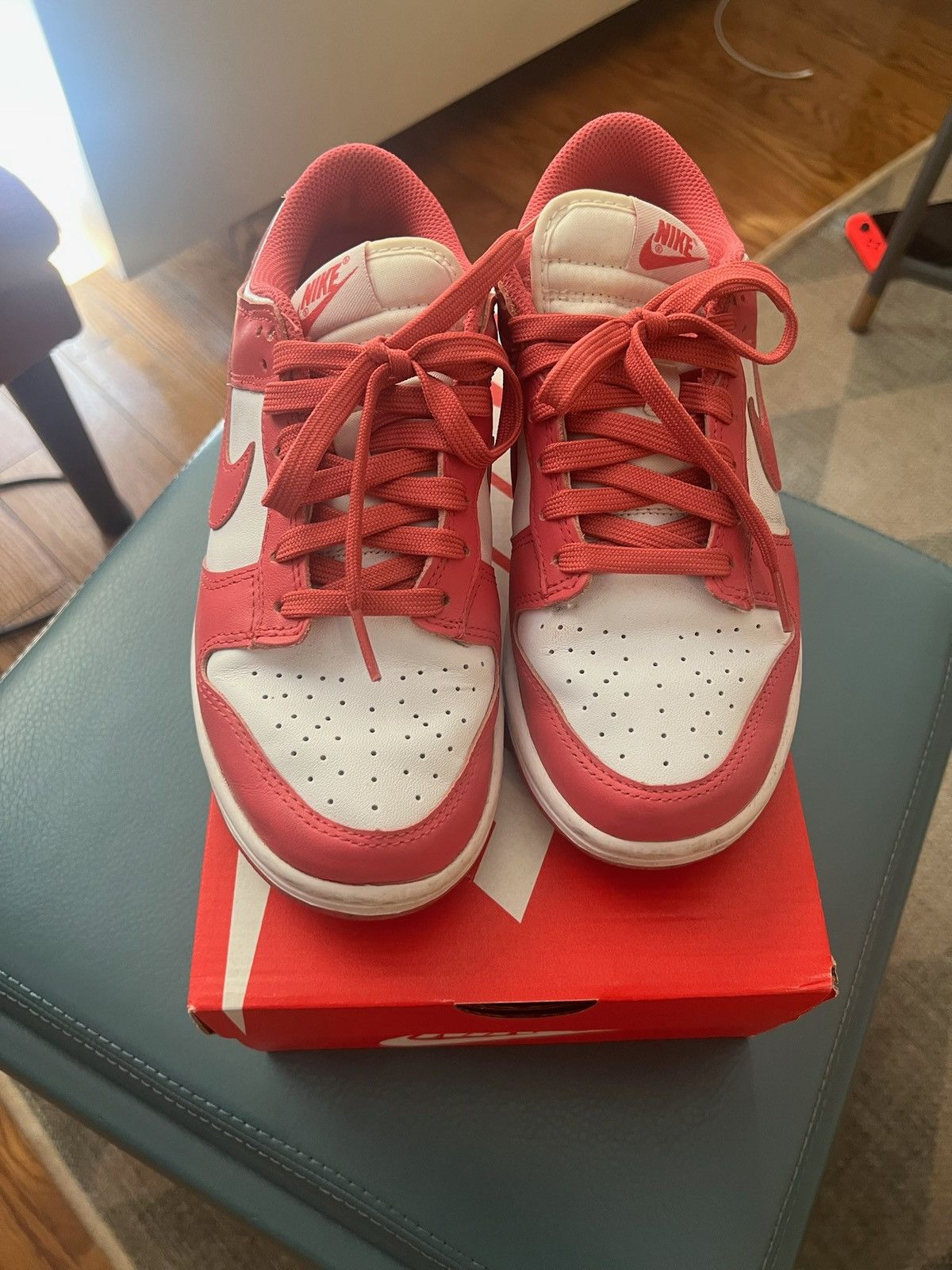 Nike Dunk Low Archeo Pink ( Women’s Sz 7) Size US 7 / IT 37 - 5 Thumbnail