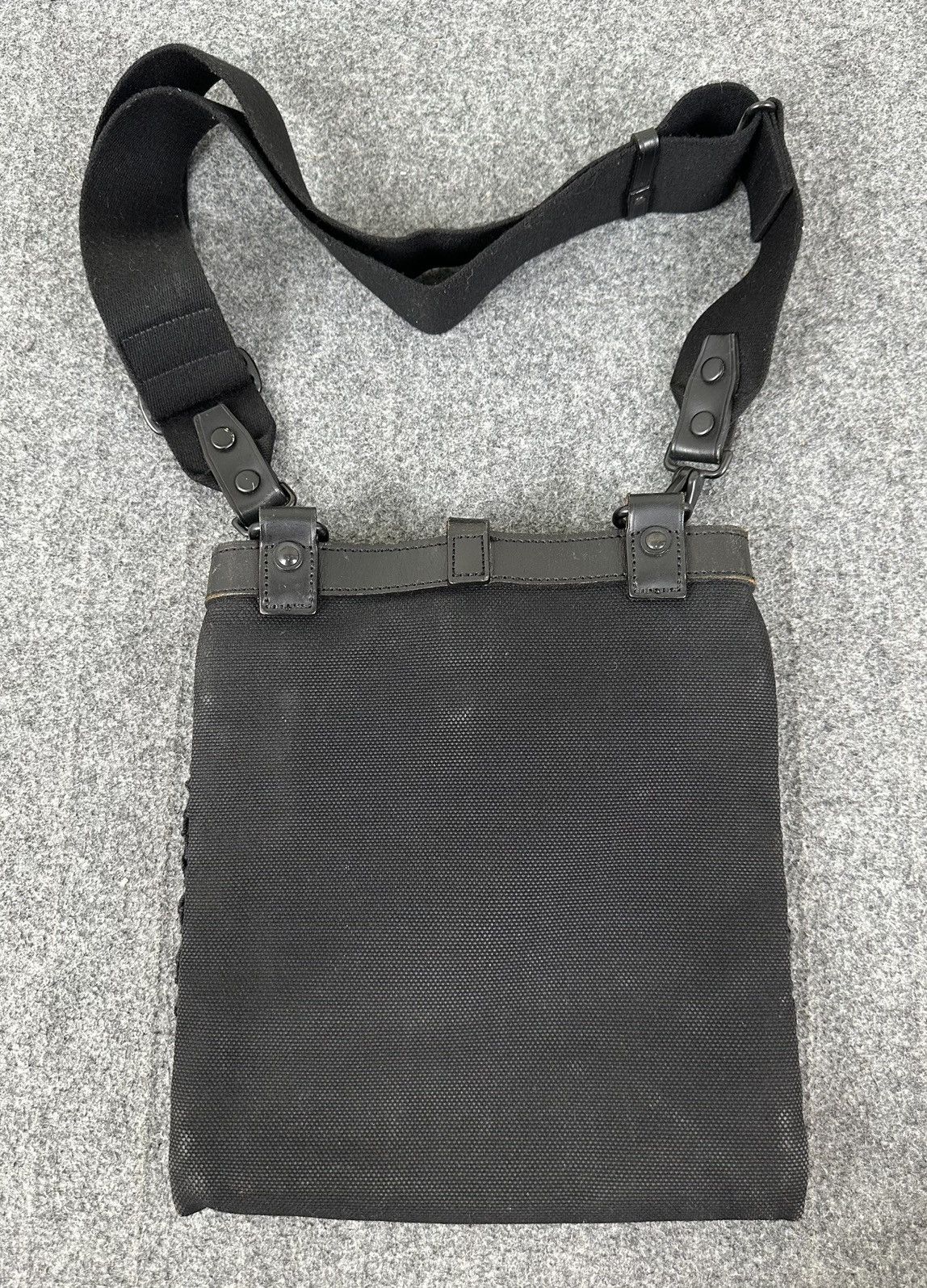 Japanese Brand × Porter Porter - Fisherman Crossbody Canvass Bag - Fish Net - Black Size ONE SIZE - 3 Thumbnail