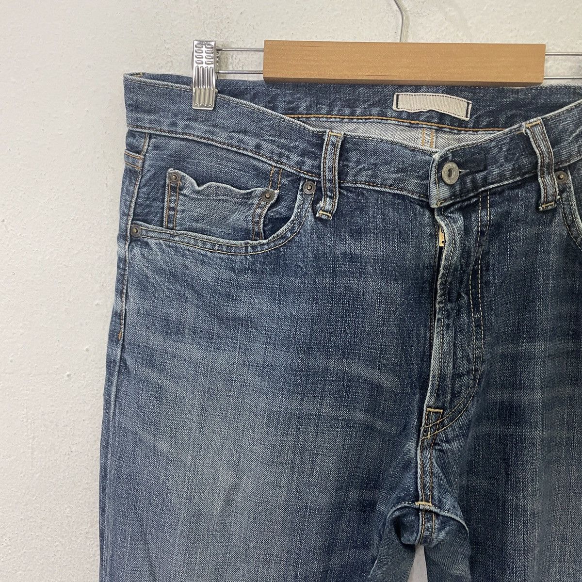Japanese Brand Vintage Uniqlo Redline Seldvege Denim Jeans Size US 36 / EU 52 - 3 Thumbnail