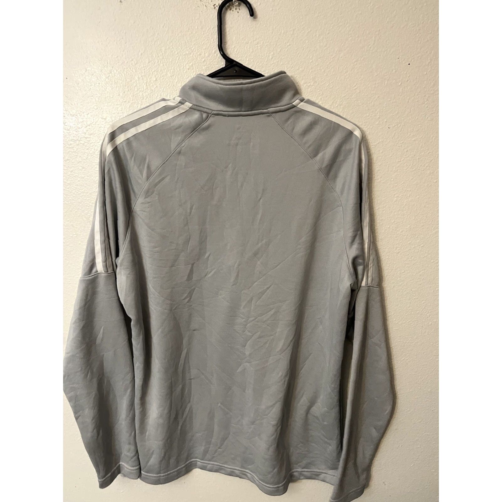 Adidas VINTAGE Adidas Golf Men’s Pullover Sweatshirt Long Sleeve 1/4 Zip Gray Athletic Sports Size US M / EU 48-50 / 2 - 2 Thumbnail