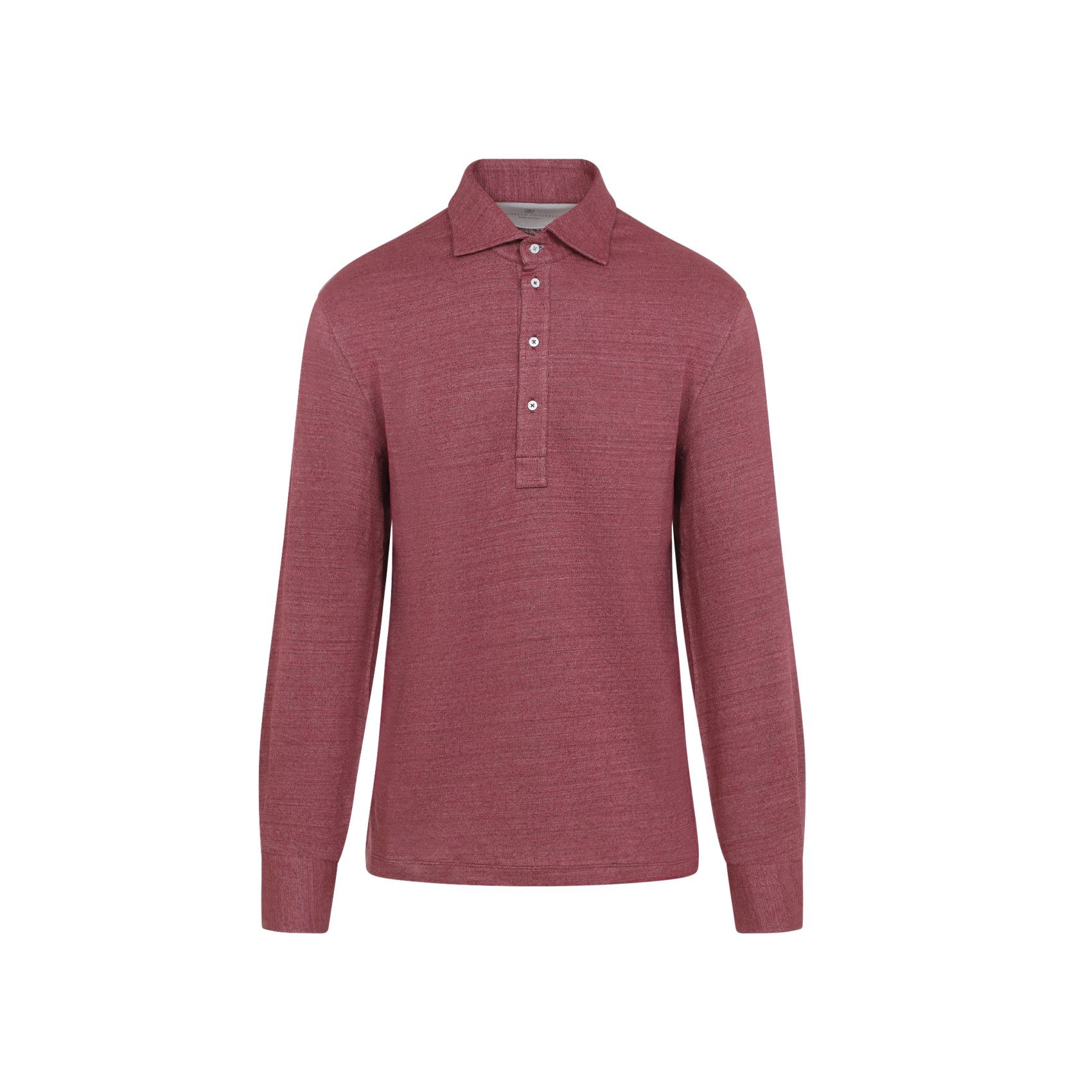 Brunello Cucinelli Brunello Cucinelli Long Sleeves Polo Size US M / EU 48-50 / 2 - 1 Thumbnail