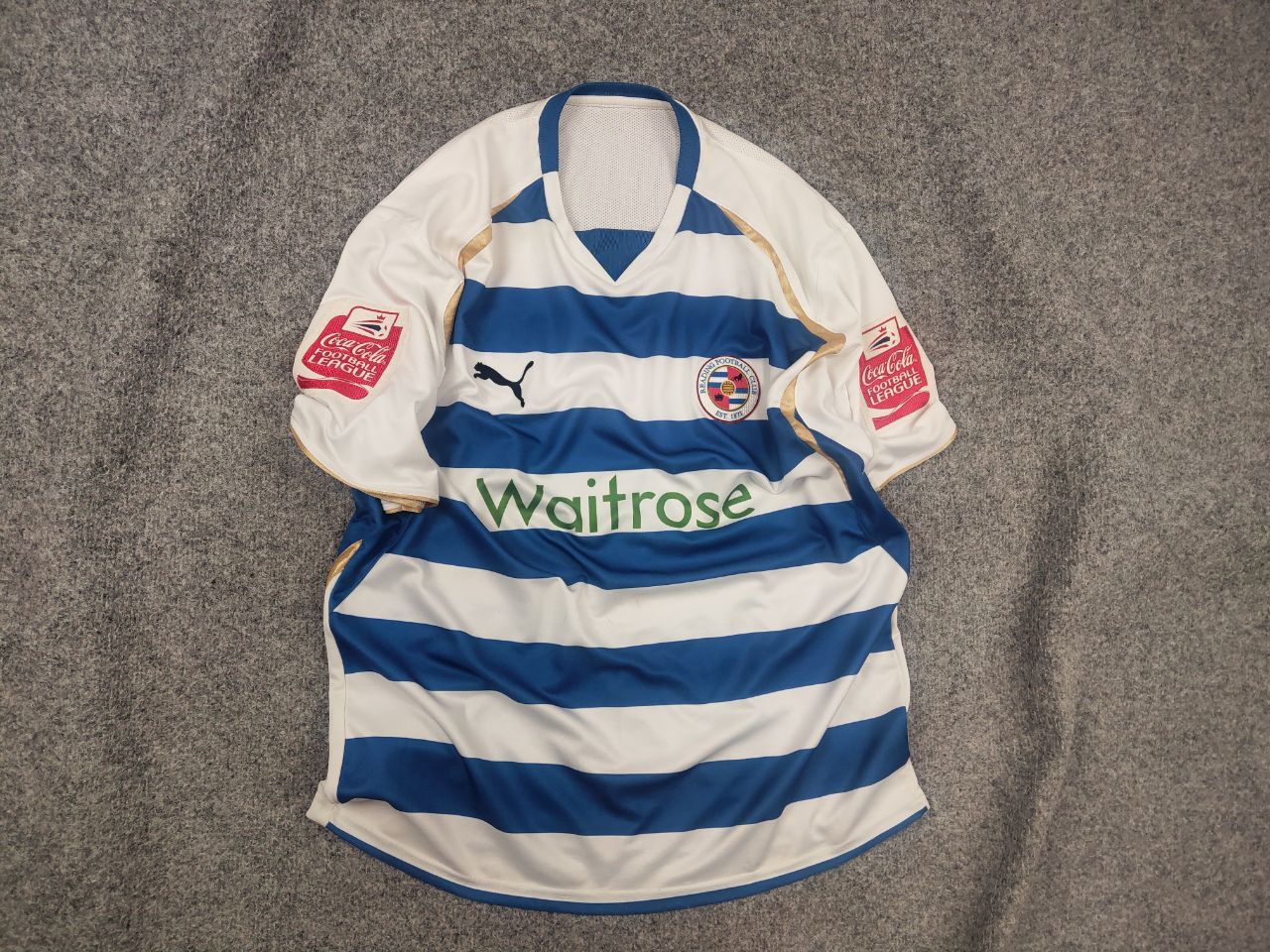 Puma Vintage Puma FC Reading 2009/10 homme soccer football Shirt Size US L / EU 52-54 / 3 - 1 Thumbnail