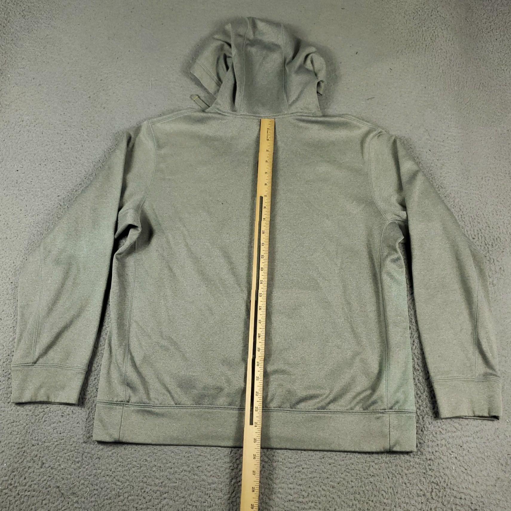 Nike Nike Hoodie Mens Large Gray Pullover Sweatshirt Swoosh Logo All Seasons Mock Neck Drawstring Regular Fit Vintage No Size US L / EU 52-54 / 3 - 6 Thumbnail