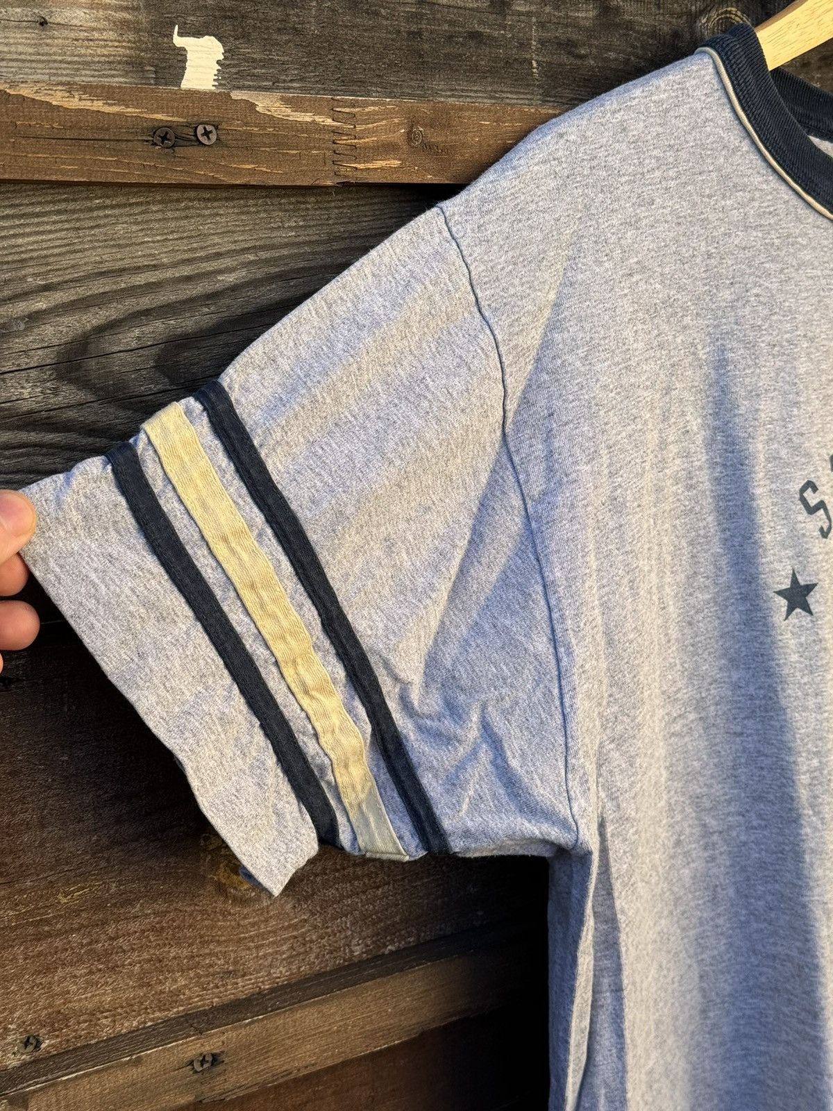 Stussy × Vintage 1980’s Stussy Athletics Lion Grey vintage t-shirt tee USA Size US L / EU 52-54 / 3 - 7 Thumbnail