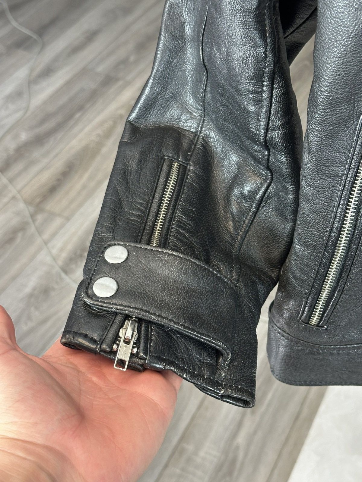 Schott Rare Vintage Batman Leather Bomber Jacket Size US M / EU 48-50 / 2 - 6 Thumbnail