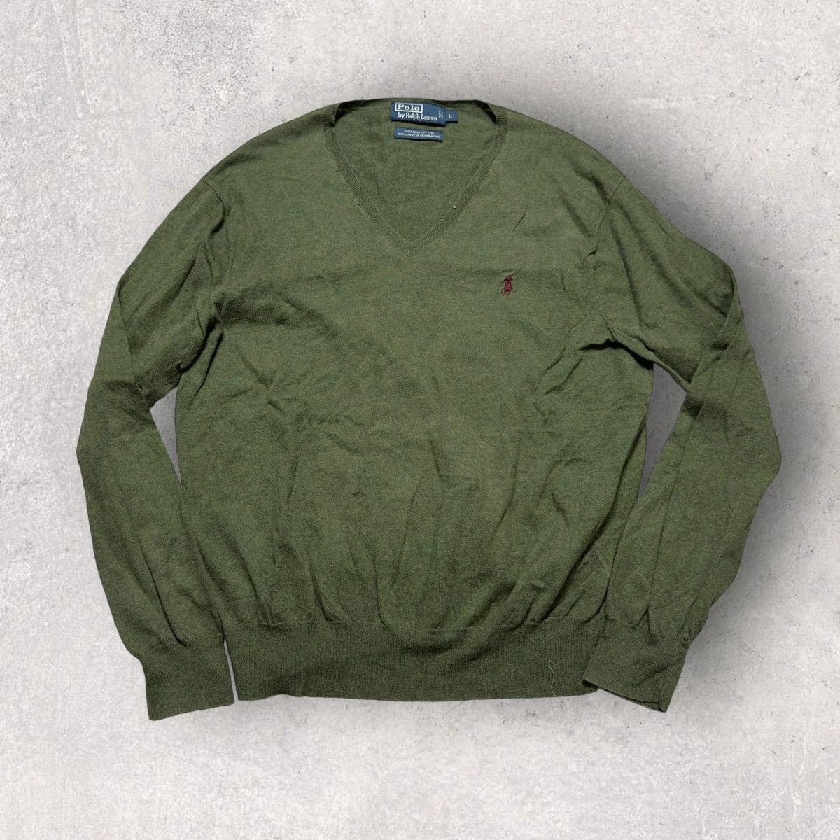 Polo pima cotton sweater