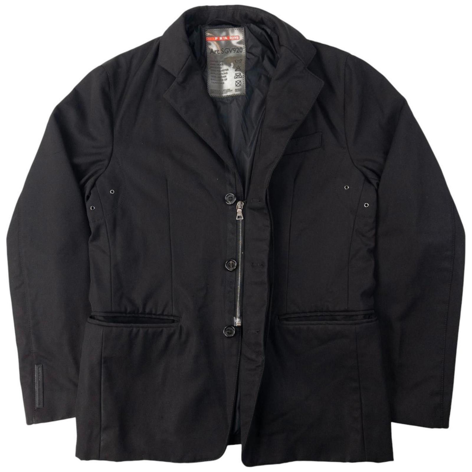 Prada Vintage Prada Sport Tailored Jacket Size M Size US M / EU 48-50 / 2 - 2 Thumbnail