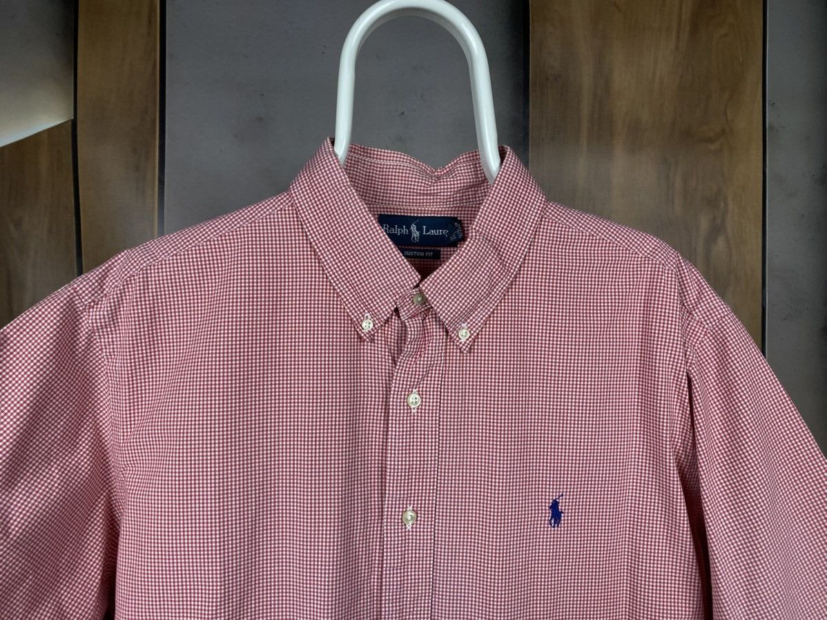 Polo Ralph Lauren 🎠Vintage 90s Shirt Short Sleeve Polo Ralph Lauren Checkered🎠 Size US XXL / EU 58 / 5 - 4 Thumbnail