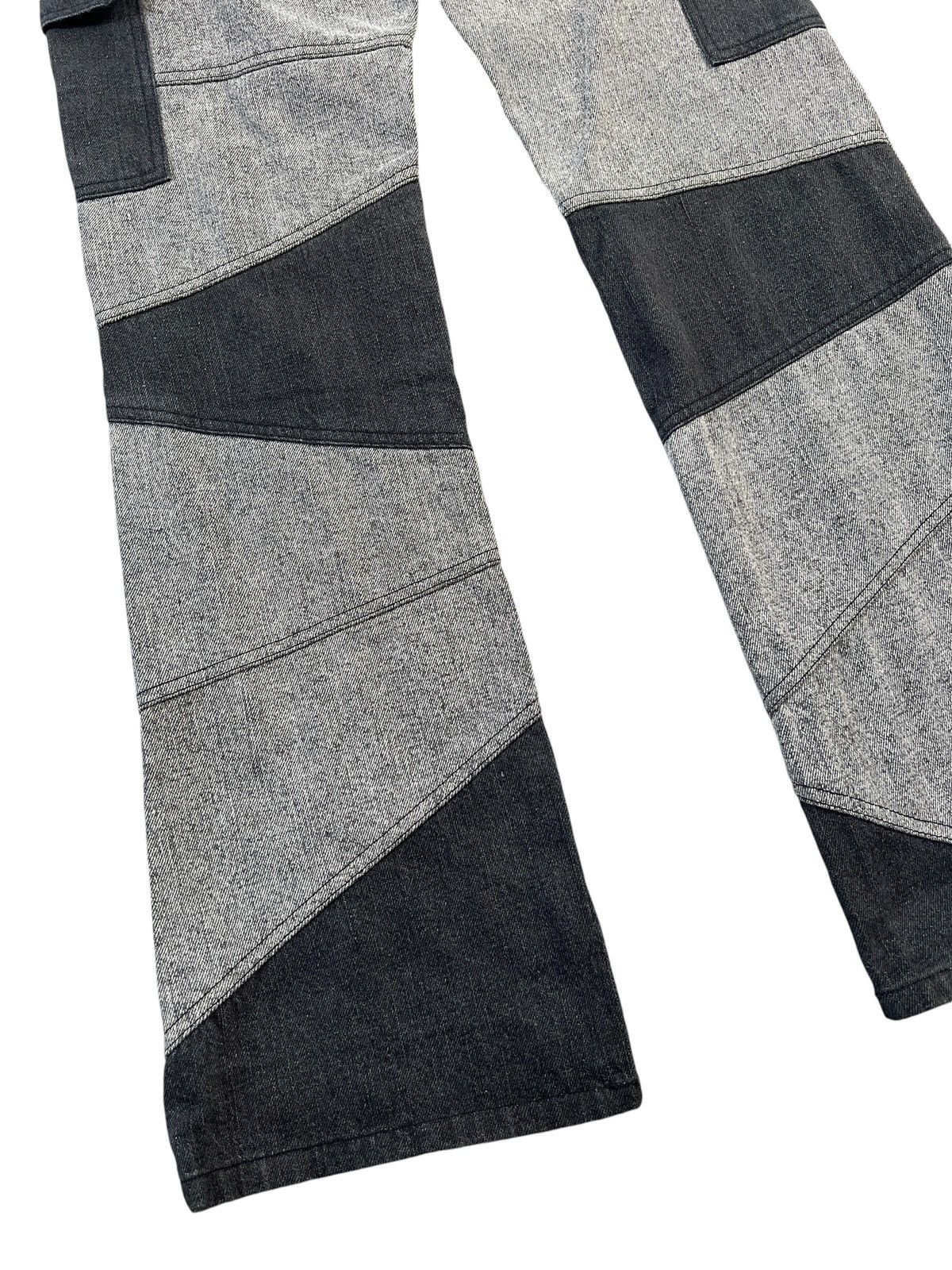 BERNINGS SHO Bernings Sho 🇯🇵 Reconstructed Flare Cargo Denim Size US 30 / EU 46 - 7 Thumbnail