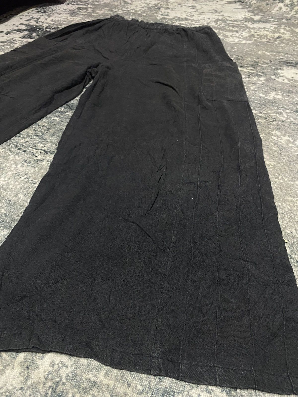 Japanese Brand Ethnic Label Japanese Brand Drawstring Wide Leg Pocket Size 28" / US 6 / IT 42 - 8 Thumbnail