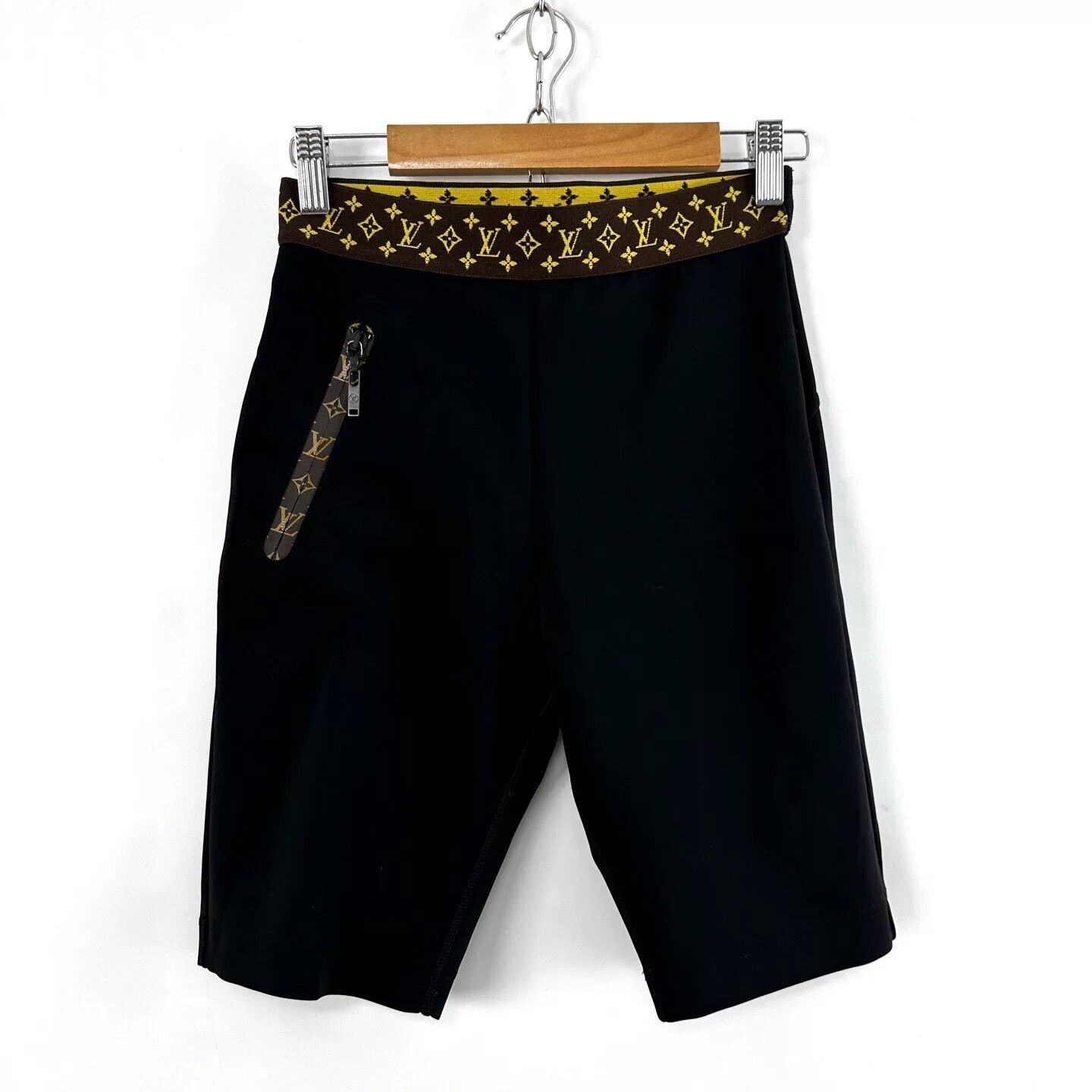 Louis Vuitton Louis Vuitton Black Biker Shorts Size 36" / US 14 / IT 50 - 1 Thumbnail