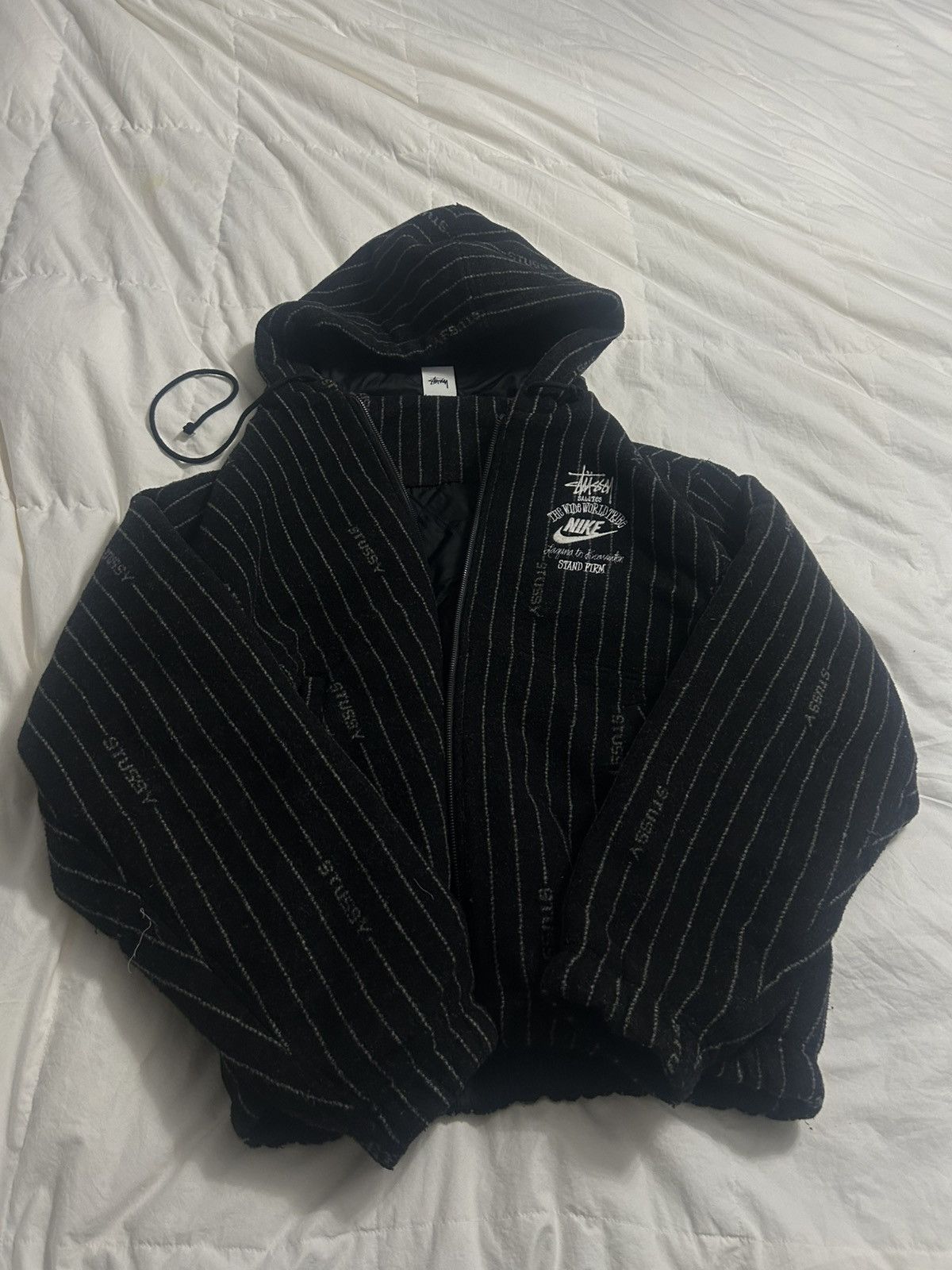 Stussy X Nike Striped Wool | Grailed