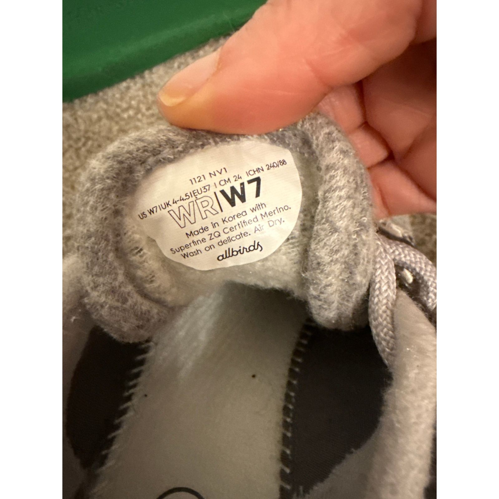 Allbirds Allbirds Womens Color Block Wool Runners Grey Scale,7 Size US 7 / IT 37 - 14 Thumbnail