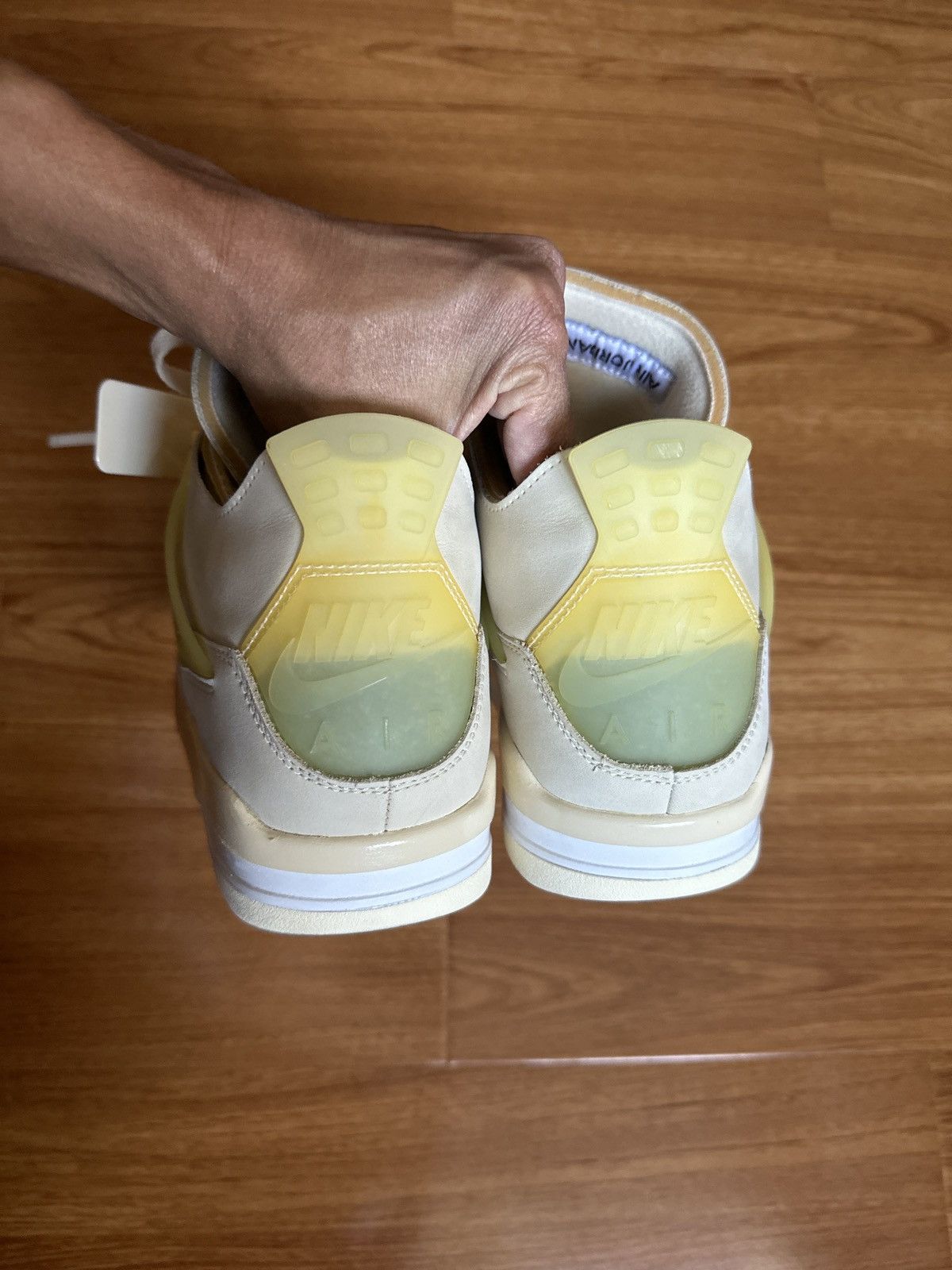 Jordan Brand × Nike × Off-White Off-White x Air Jordan 4 Retro SP ‘Sail’ Size US 10 / EU 43 - 5 Thumbnail