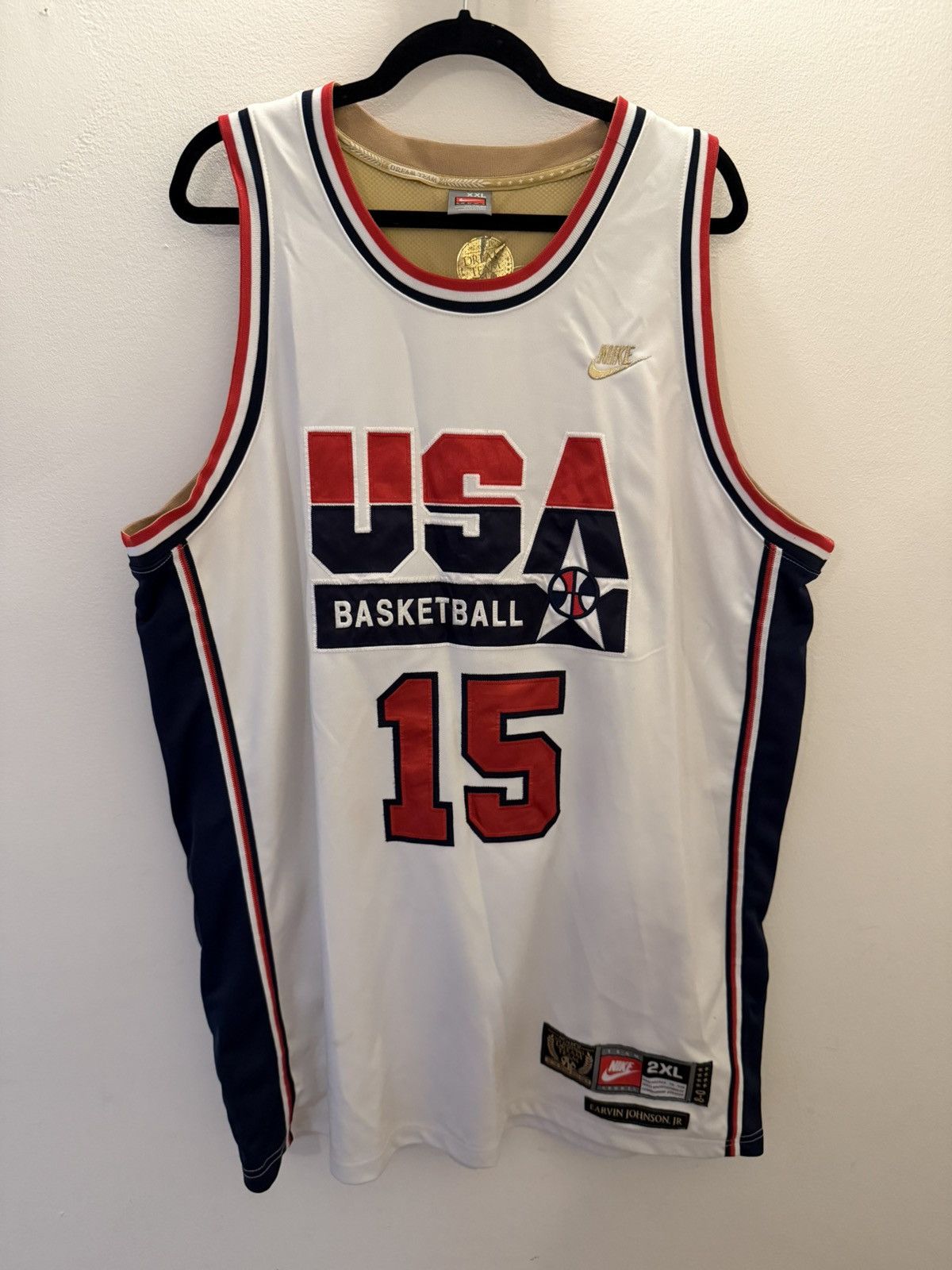 Nike Magic Johnson Dream Team Jersey - Size XXL Size US XXL / EU 58 / 5 - 1 Thumbnail