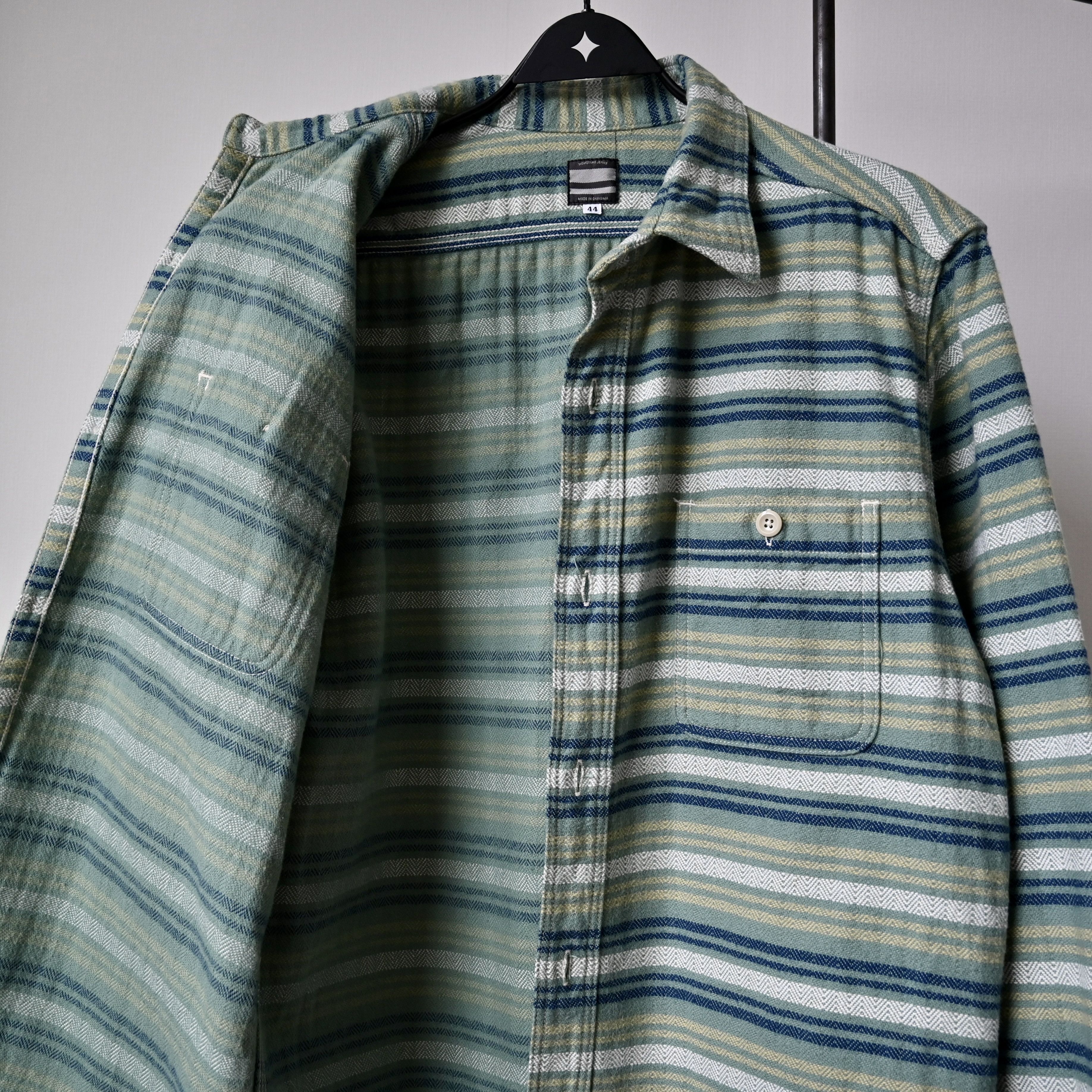 Momotaro Jeans MOMOTARO JEANS heavyweight flannel shirt, 44, made in Japan Size US L / EU 52-54 / 3 - 8 Thumbnail