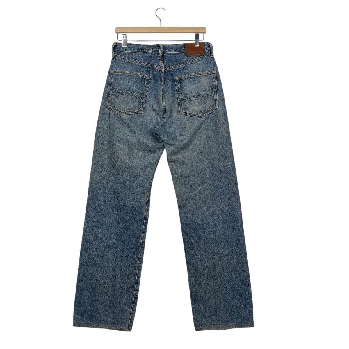 Japanese Brand Edwin 505 Faded Dirty / Faded Blue Selvedge Jeans W 30 Size US 30 / EU 46 - 7 Thumbnail