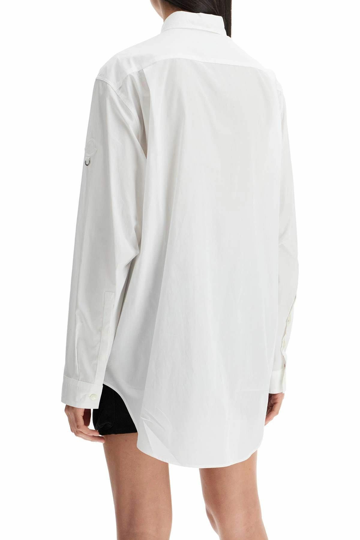 Moncler o1y1125 Solid Color Shirt in White Size S / US 4 / IT 40 - 3 Thumbnail