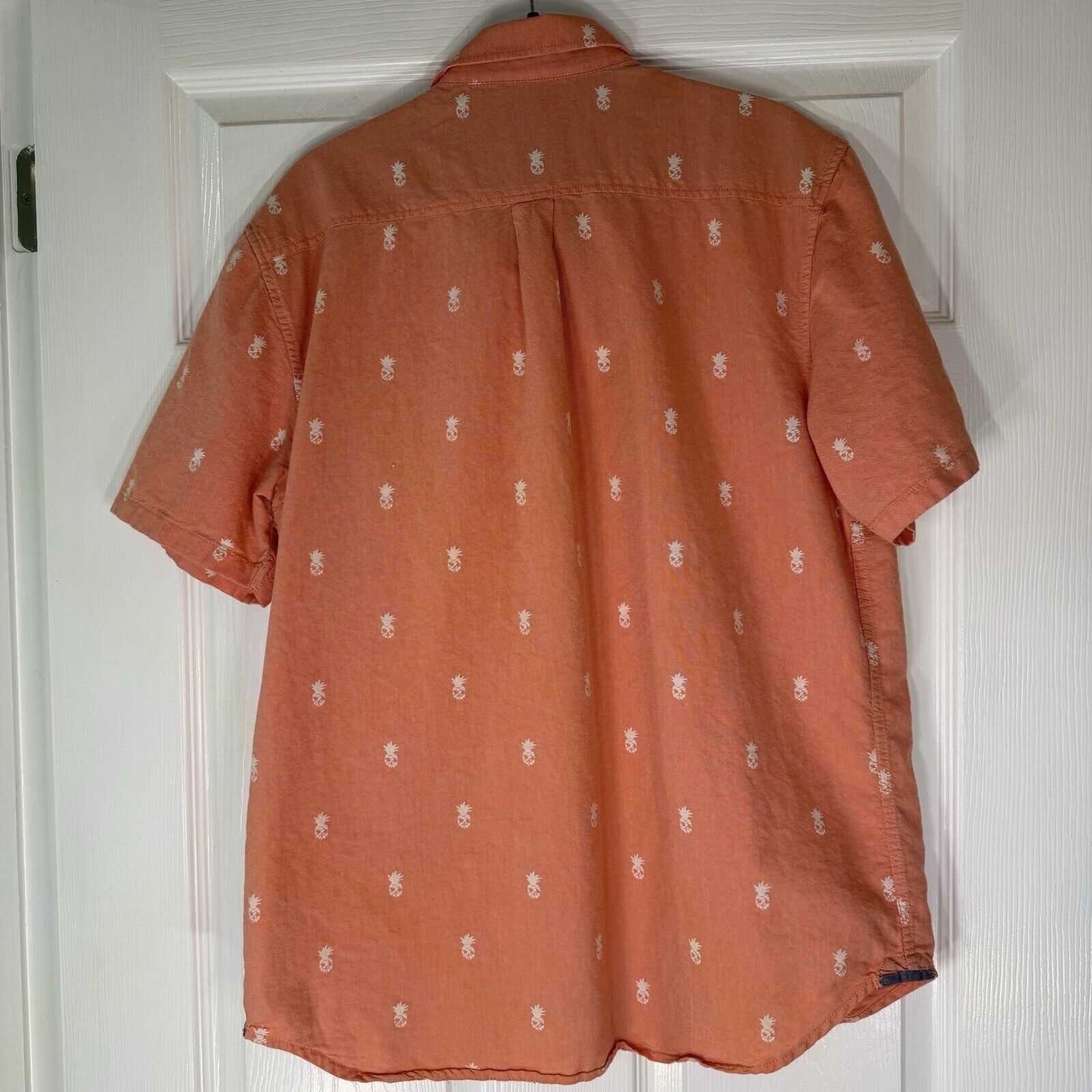Vans Vans Pineapple Skulls Medium Orange Short Sleeve Shirt Size US M / EU 48-50 / 2 - 3 Thumbnail
