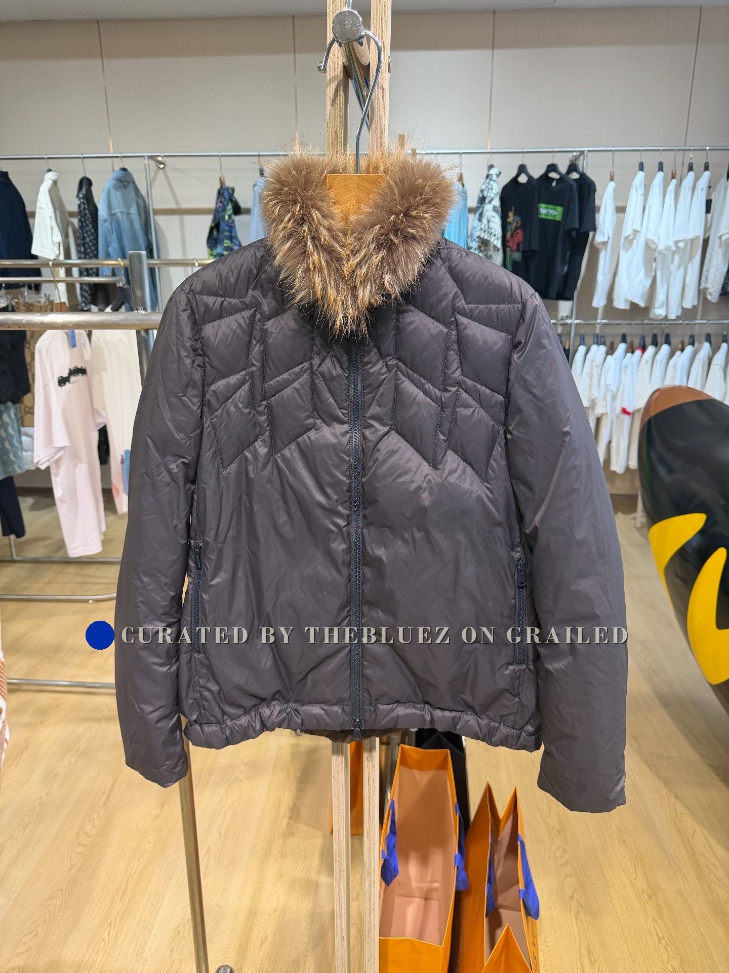Brunello Cucinelli Brunello Cucinelli Fur Collar Down Jacket Size US XS / EU 42 / 0 - 1 Thumbnail