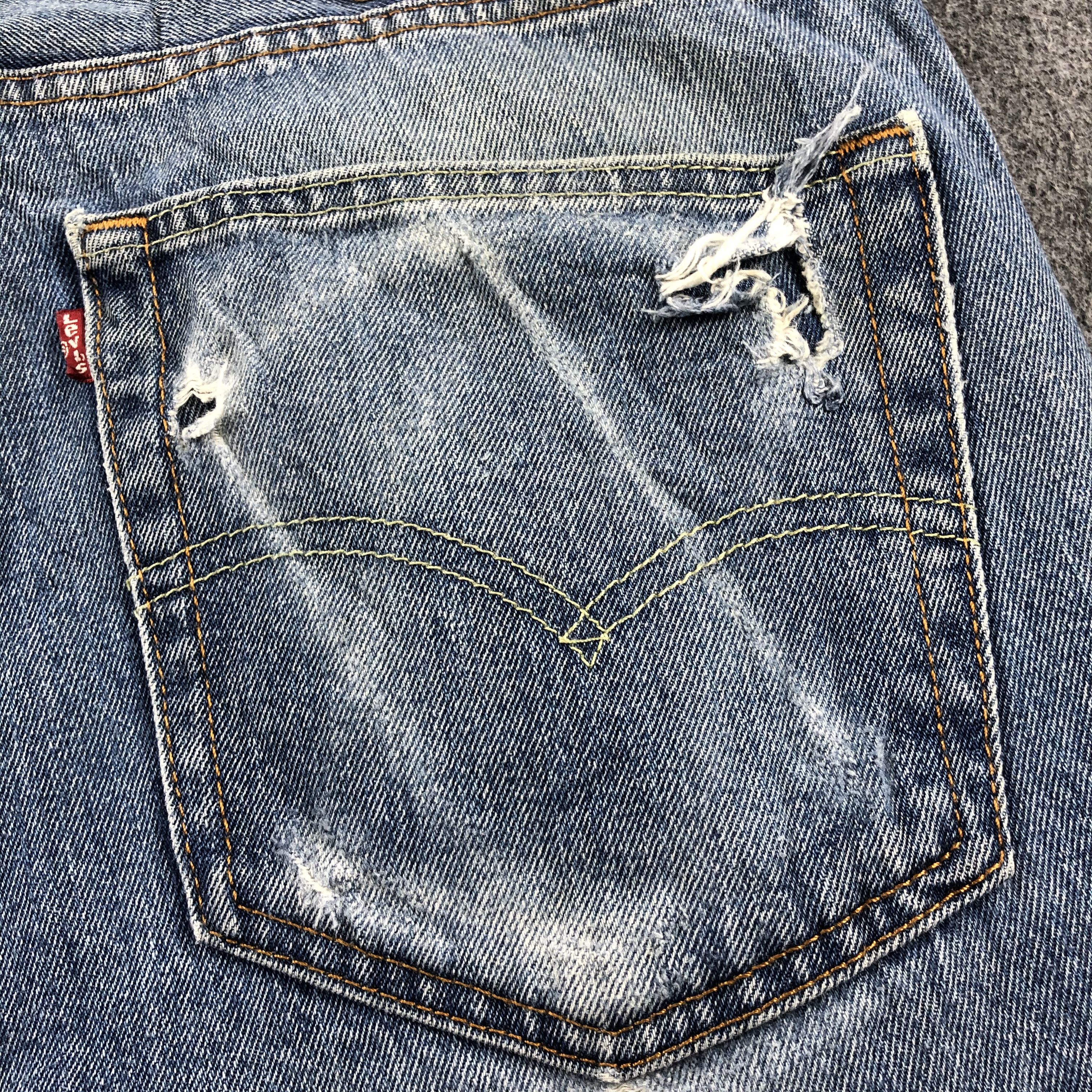 Levi's Vintage Blue Wash Levis 505 Jeans-J2306 Size US 38 / EU 54 - 9 Thumbnail