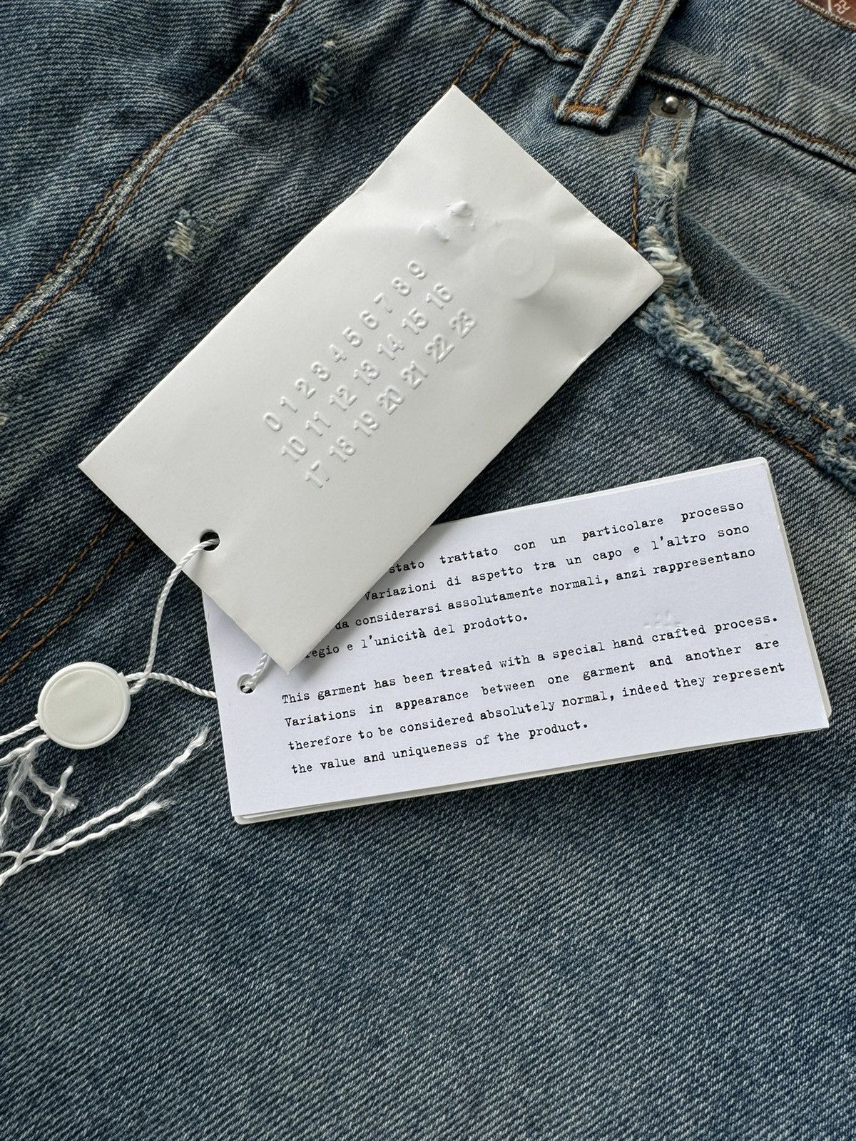 Maison Margiela Maison Margiela 14OZ Distressed Denim Jeans Heavyweight Size US 32 / EU 48 - 4 Thumbnail