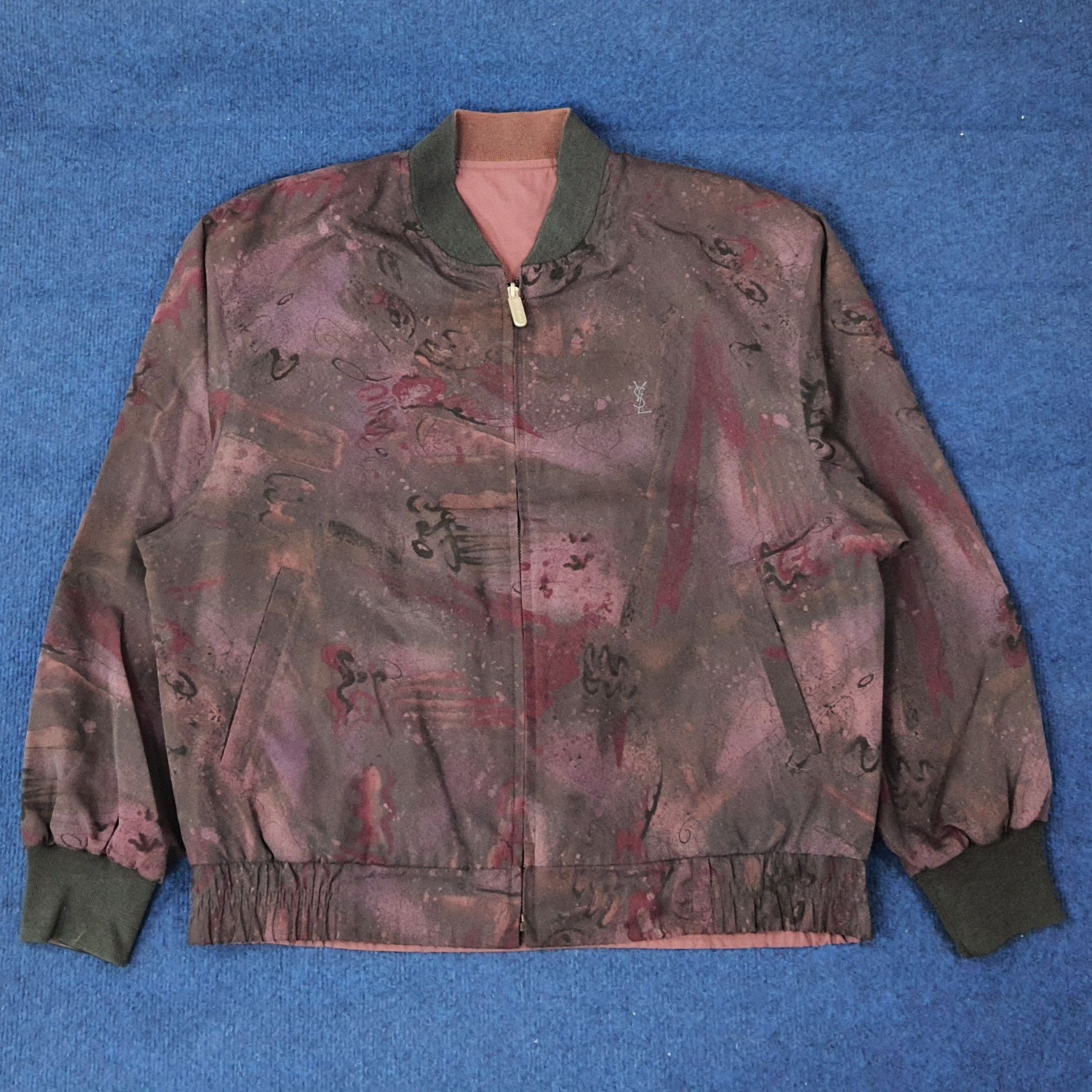 Yves Saint Laurent Vintage Yves Saint Laurent YSL Reversible Jacket C227N23 Size US L / EU 52-54 / 3 - 1 Thumbnail