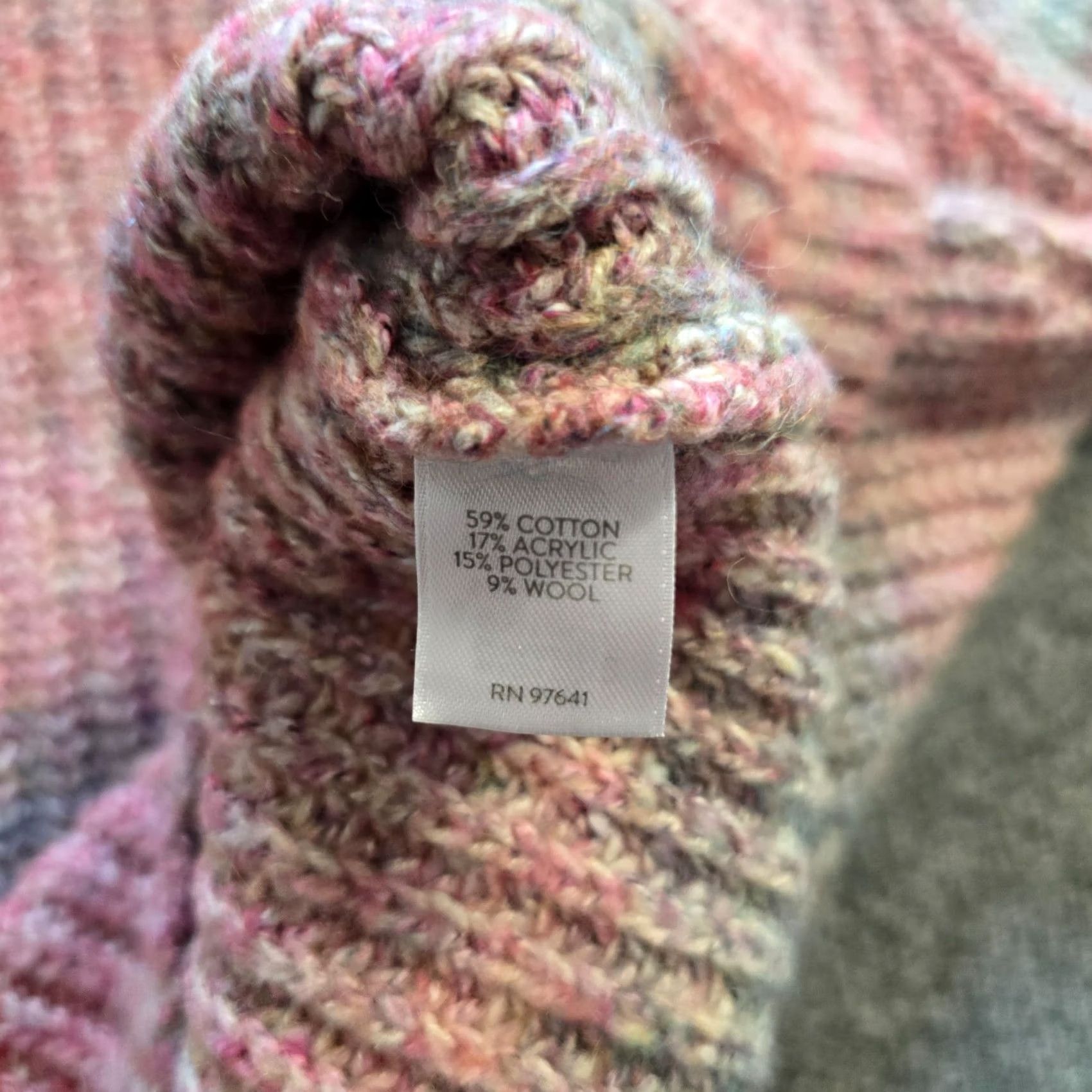 J. Jill J. Jill Sweater Womens XS Pink Striped Wool Knit Long Sleeve Crew Neck Pullover Cute Classic Casual Knitwear Pullover Wool Sweatshirt Size XS / US 0-2 / IT 36-38 - 6 Thumbnail