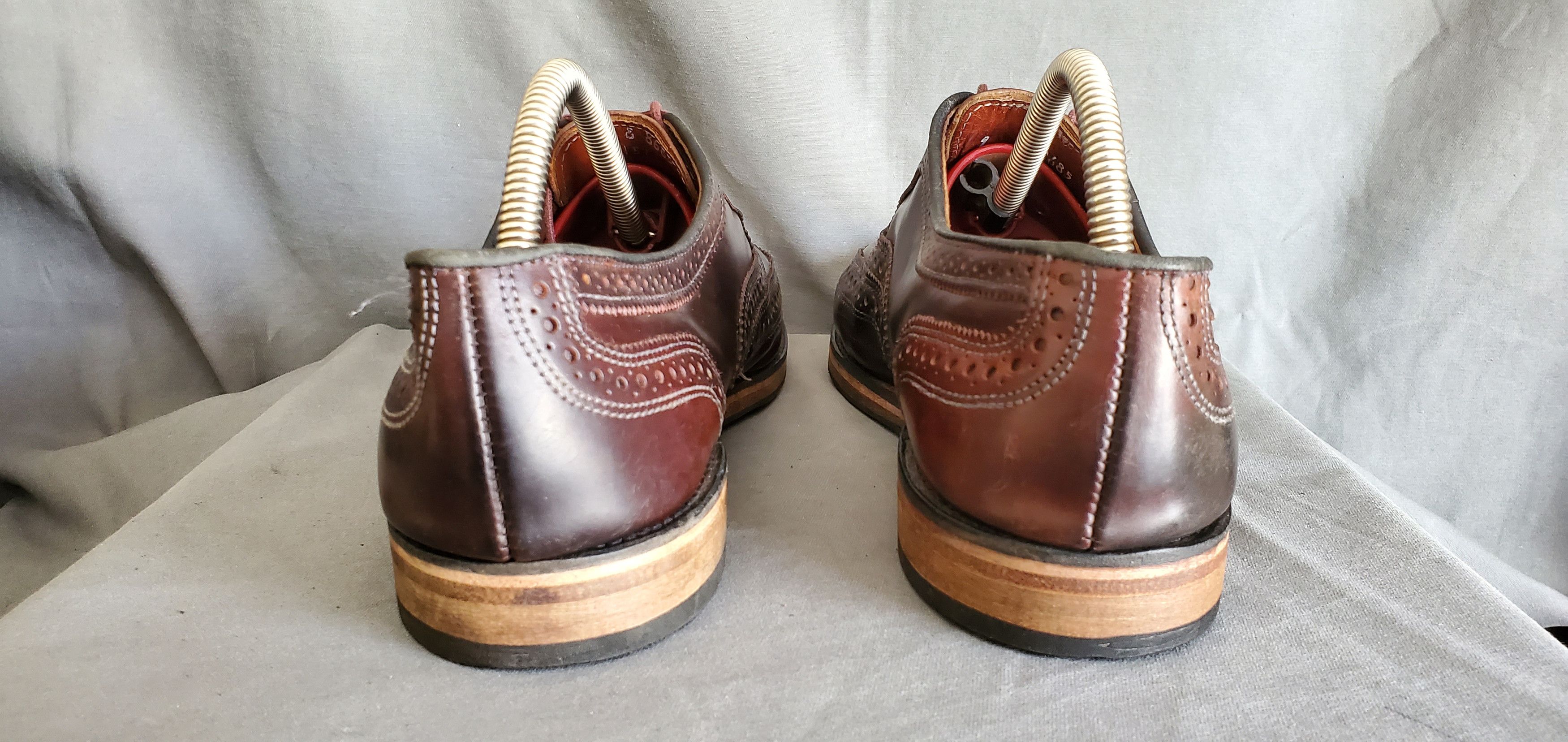 Allen Edmonds Allen Edmonds Cordovan Brogue Shoes Size US 9 / EU 42 - 4 Thumbnail