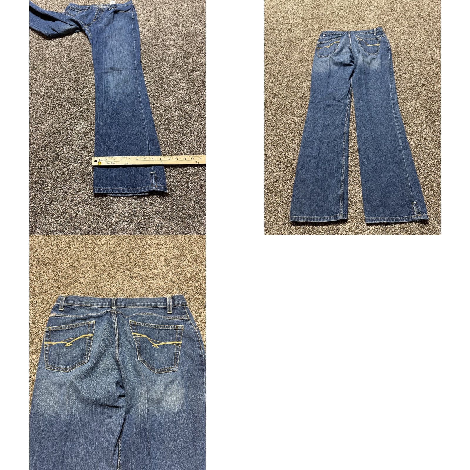 Vintage Vintage Cruel Girl Jeans Women's 11 LONG Blue Denim Slim Bootcut 32X34 Mid Size 32" / US 10 / IT 46 - 8 Thumbnail