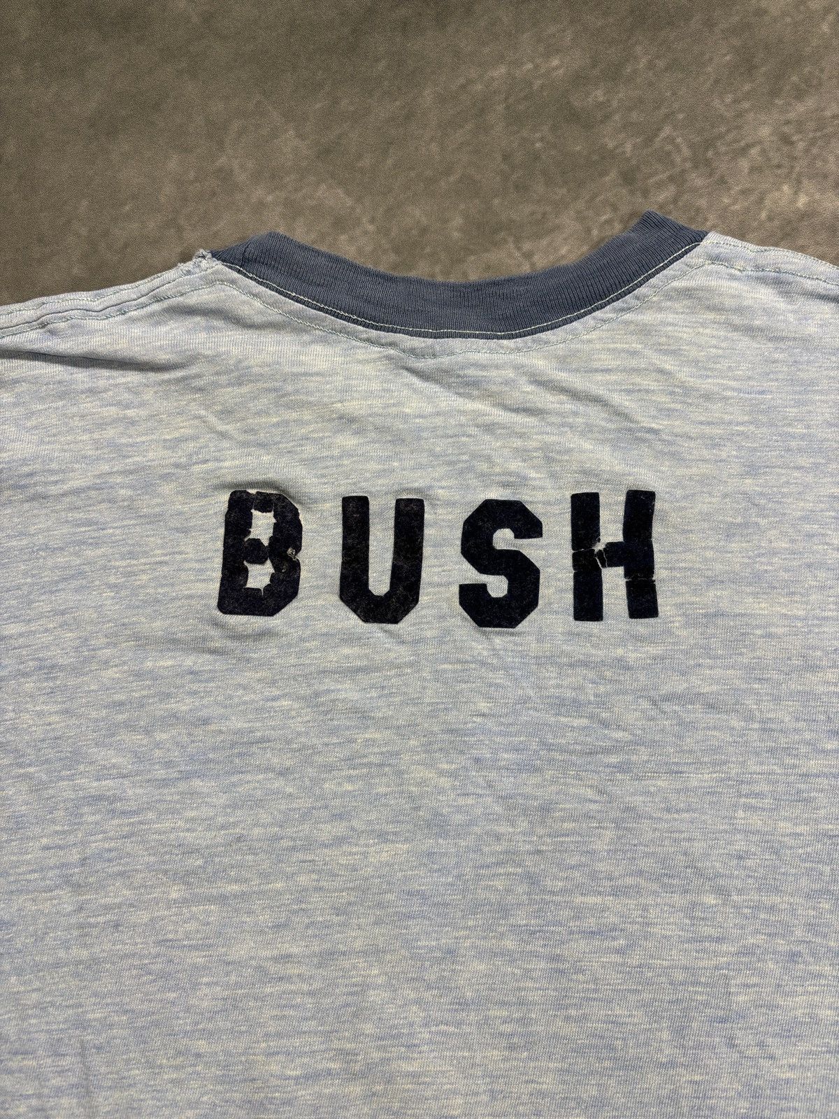 Vintage Thrashed Vintage Ringer Tee Fighting Bush Felt 1970s USA Size US M / EU 48-50 / 2 - 3 Thumbnail