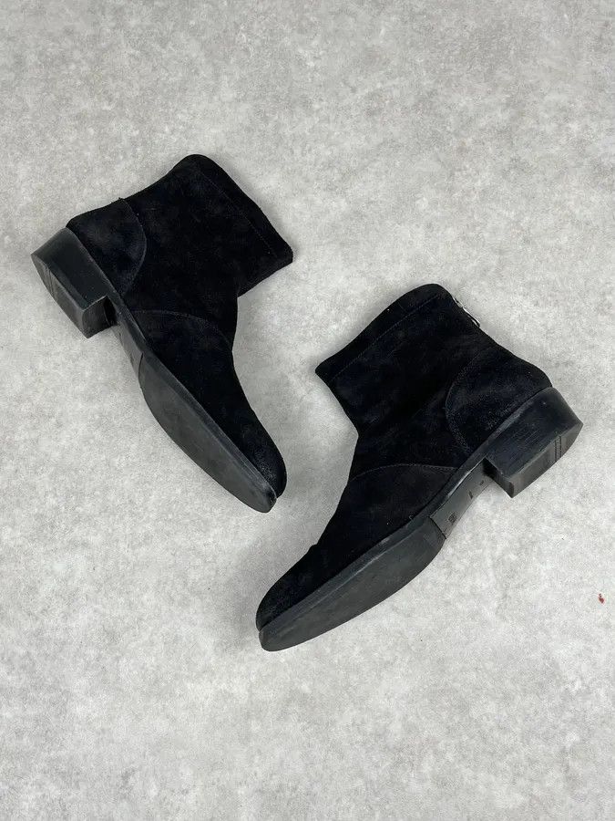 Hugo Boss Hugo Boss Black Suede Leather Boots Size US 10 / EU 43 - 5 Thumbnail