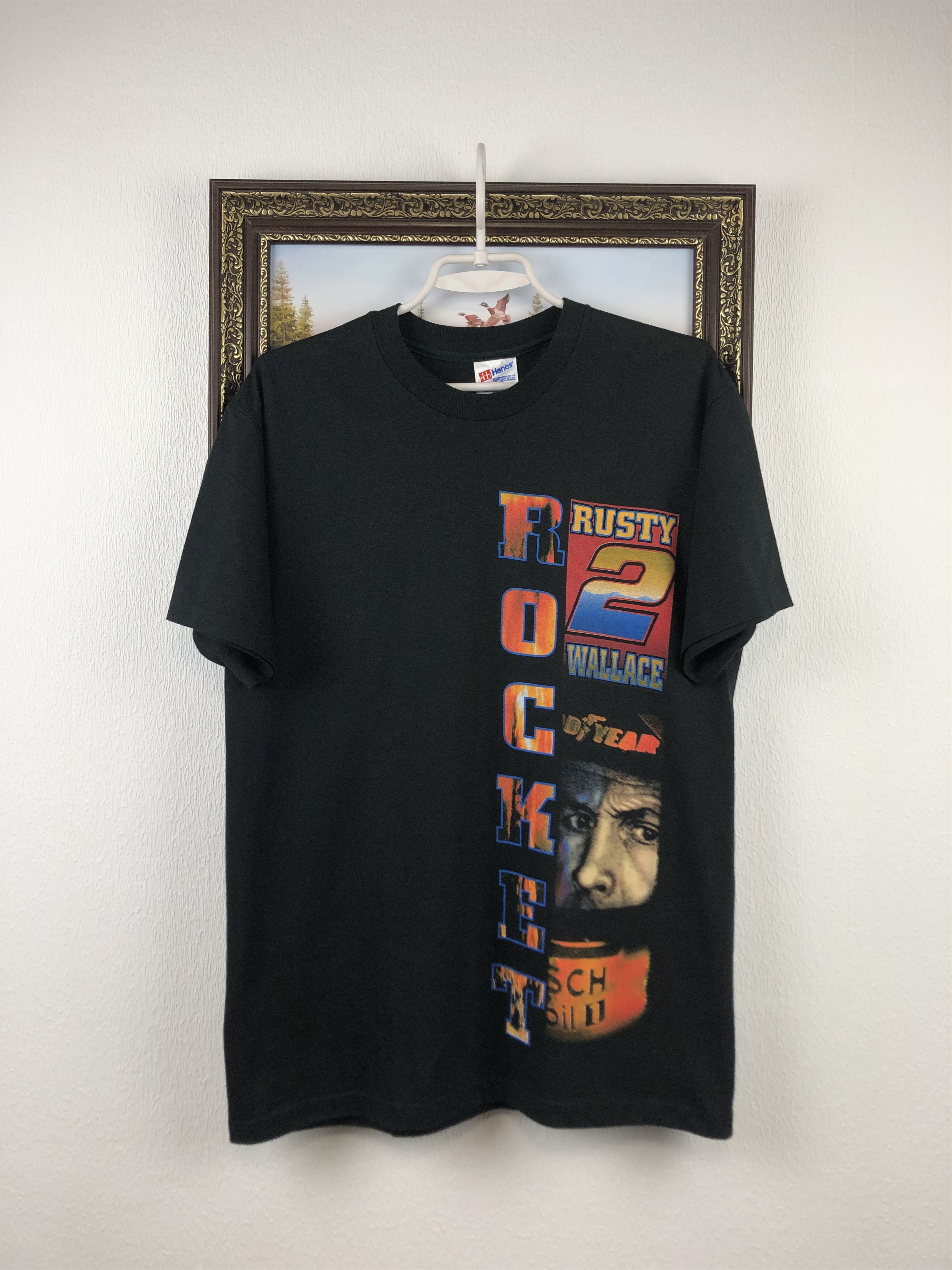 Vintage Vintage Rusty Wallace Shirt Rocket Nascar Miller Racing Tee Size US M / EU 48-50 / 2 - 3 Thumbnail