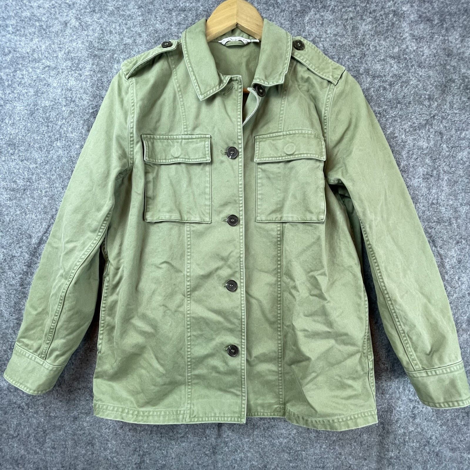 & Other Stories & Other Stories Jacket Womens 4 Olive Green Outdoors Hiking Size S / US 4 / IT 40 - 1 Thumbnail