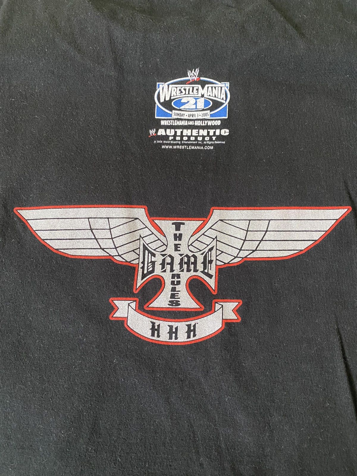 WWE TRIPLE H WRESTLEMANIA 2005 THE GAME RULES Size US M / EU 48-50 / 2 - 4 Thumbnail