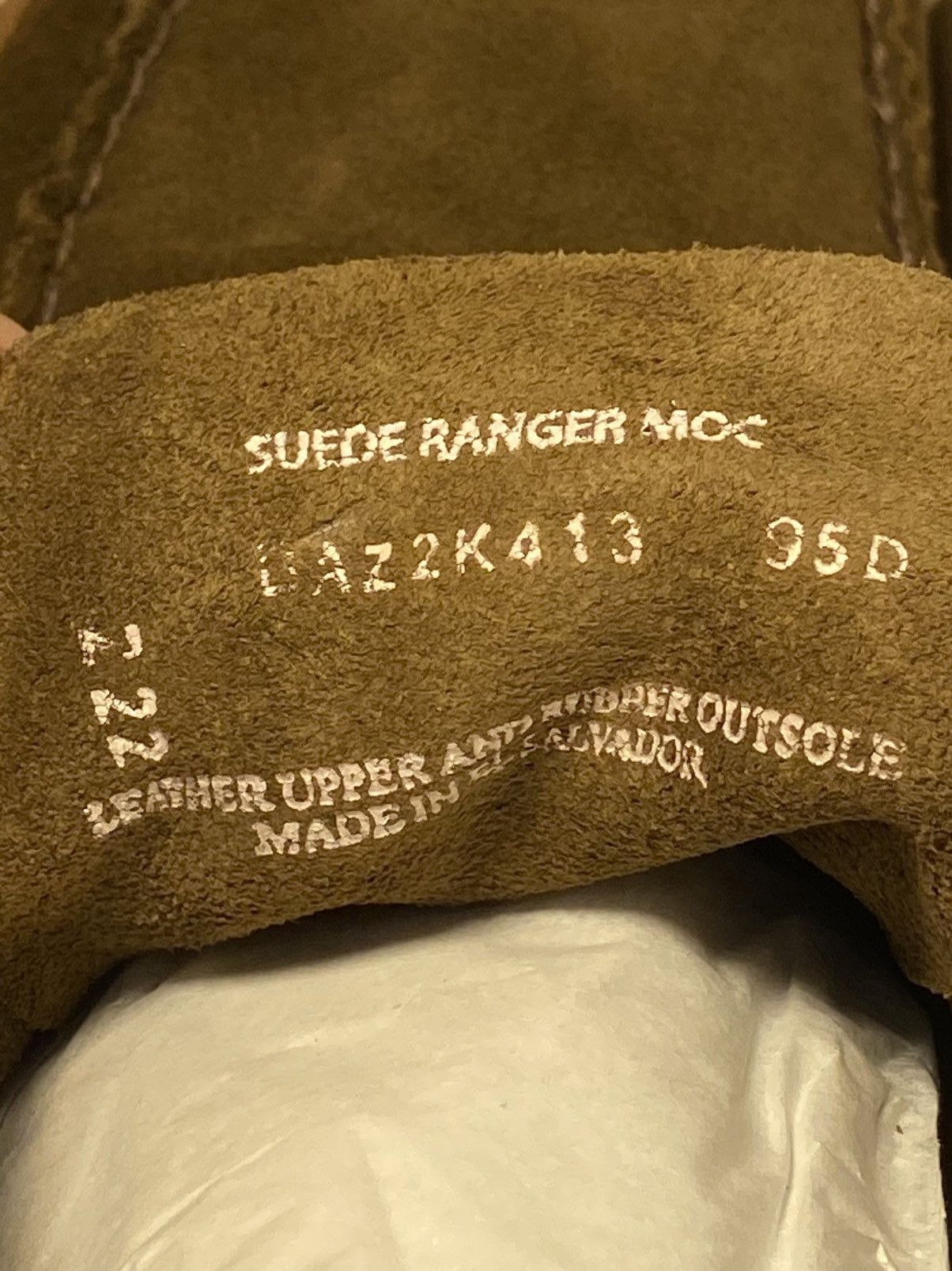 G.H. Bass & Co. Suede Ranger Moc Boot Olive Size US 9.5 / EU 42-43 - 10 Thumbnail