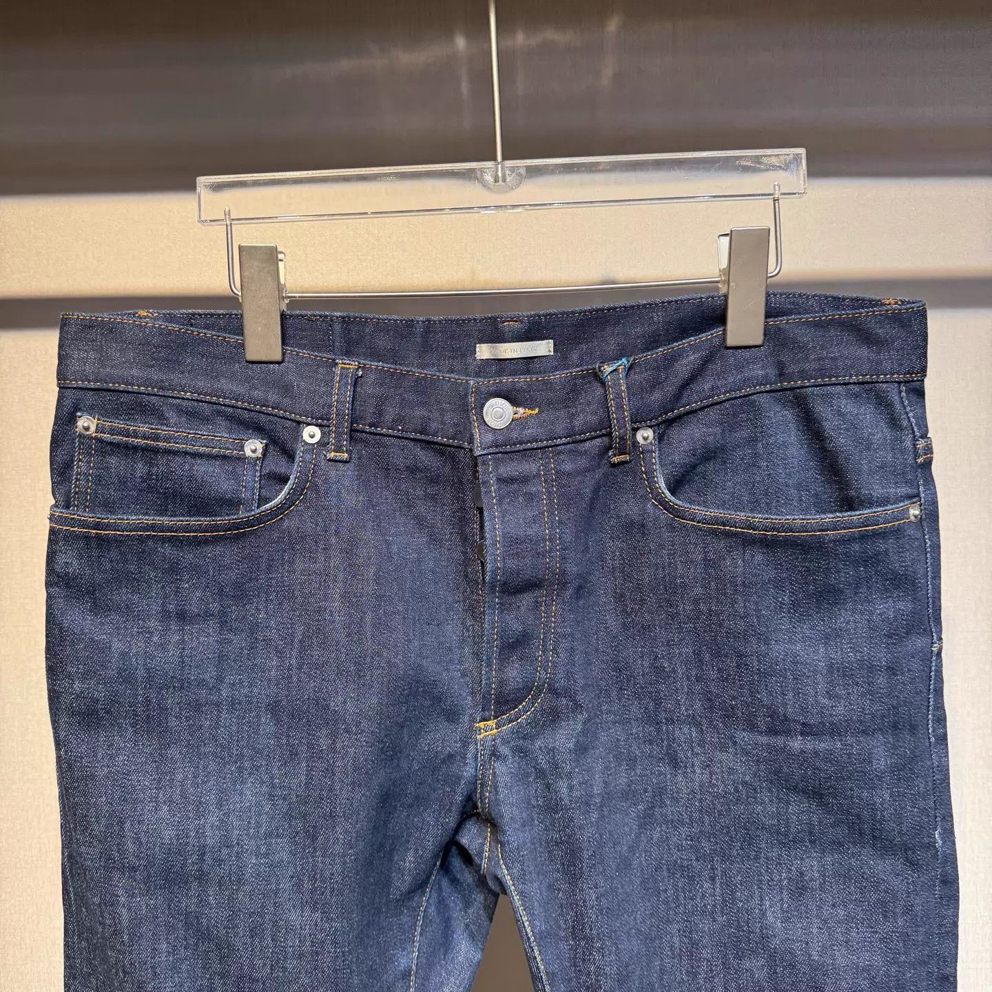 Dior Dior Washed Blue Jeans Monogram Lining 33 New Size US 33 - 3 Thumbnail