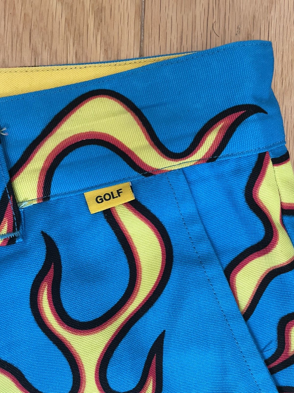 Golf Wang × Tyler The Creator Golf Wang Blue Flame Chino Pants Rare Size 34 Size US 34 / EU 50 - 5 Thumbnail