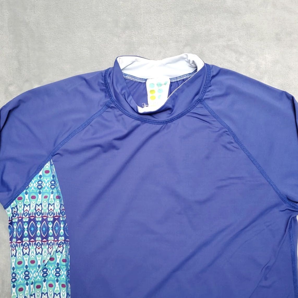 Vintage VINTAGE Title Nine Swim Shirt Women L Blue Surf Rash guard UPF Made in USA Size L / US 10 / IT 46 - 3 Thumbnail